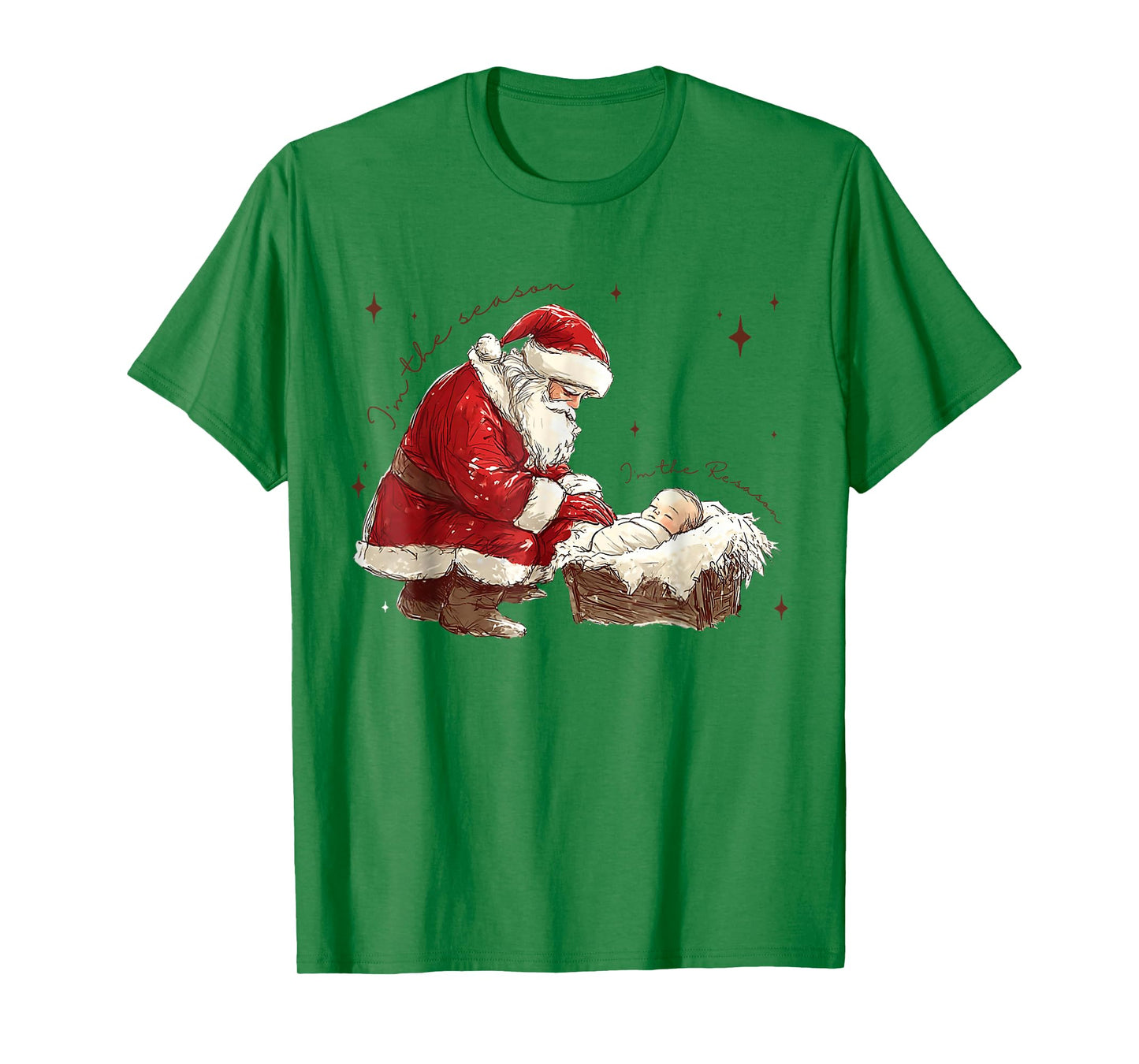 I'm The Season I'm The Reason Christian Christmas Santa T-Shirt
