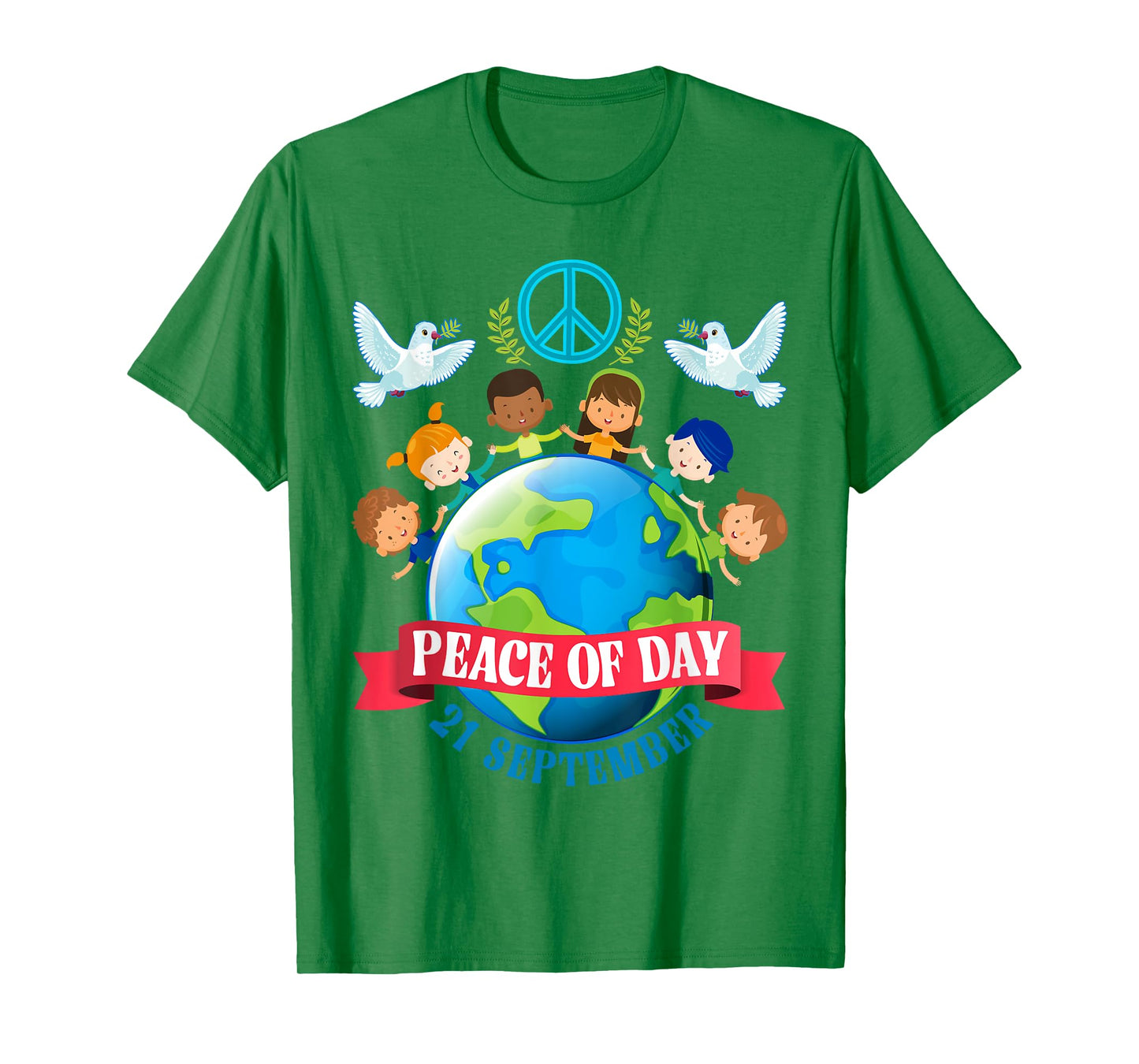 World Peace Day International Day of Peace September 21 Kids T-Shirt