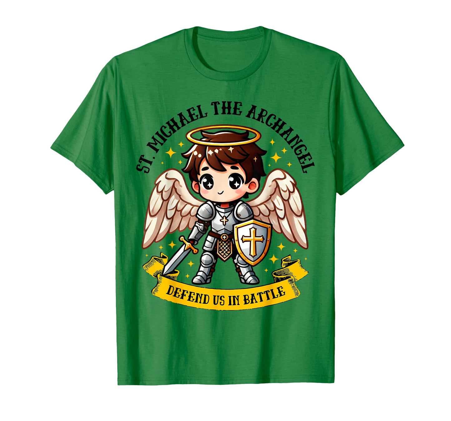 Saint Michael the Archangel Catholic Archangel Pray for kids T-Shirt