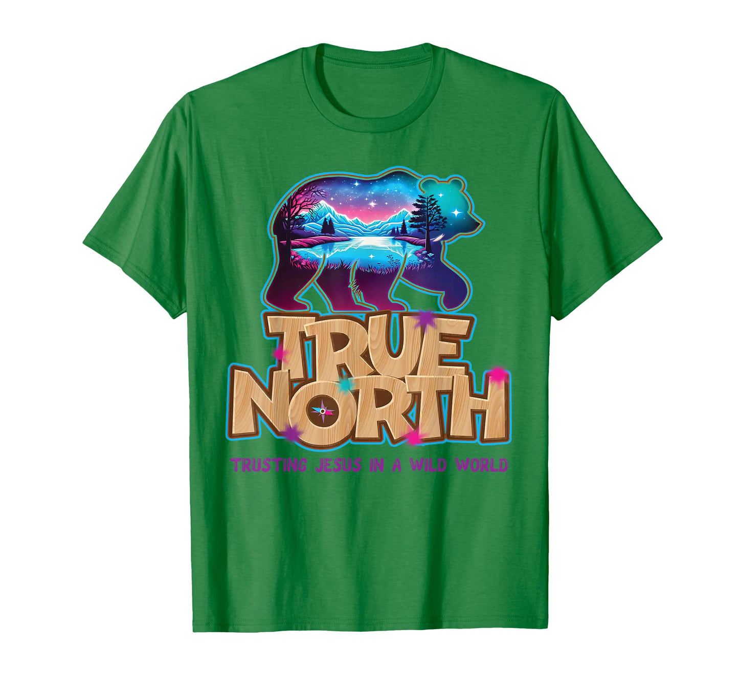 True North Trusting Jesus VBS 2025 Wild World Bible School T-Shirt