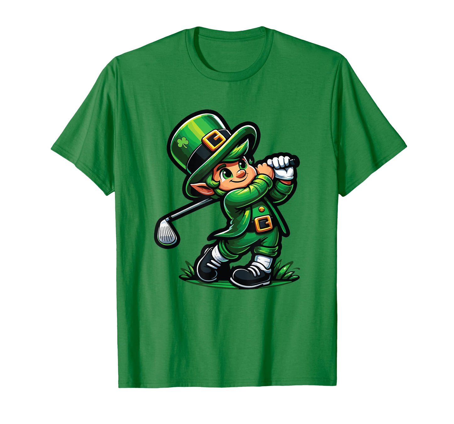 Golf St. Patrick's Day Irish Leprechaun Golfer Golfing T-Shirt