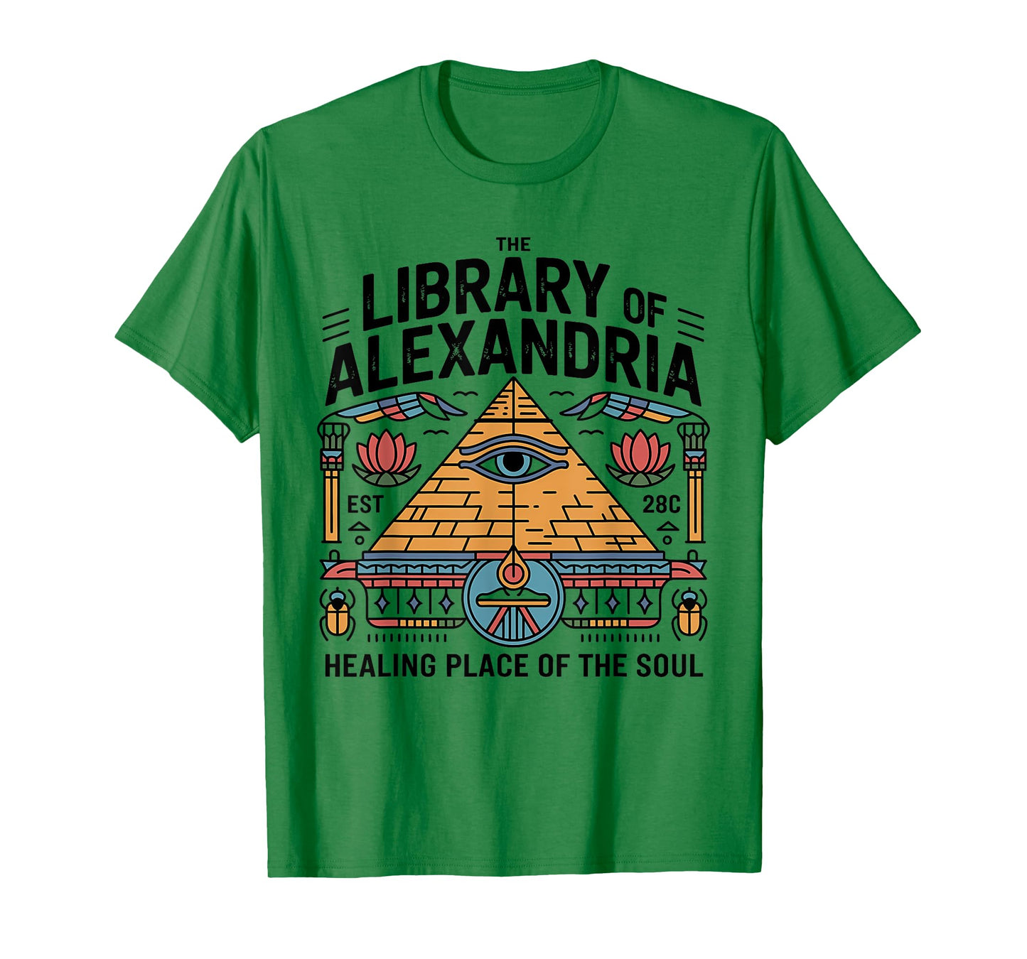 The Library of Alexandria Ancient Egypt Egyptian Mythology T-Shirt