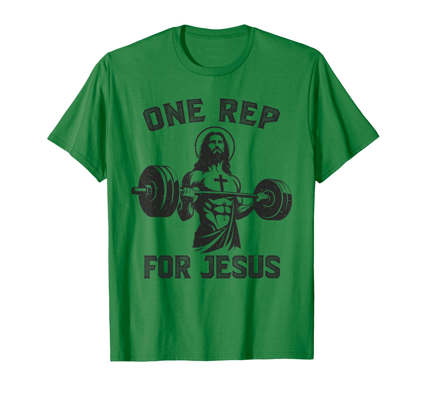 One Rep For Jesus Weightlifter Deadlifter Deadlift Gym T-Shirt
