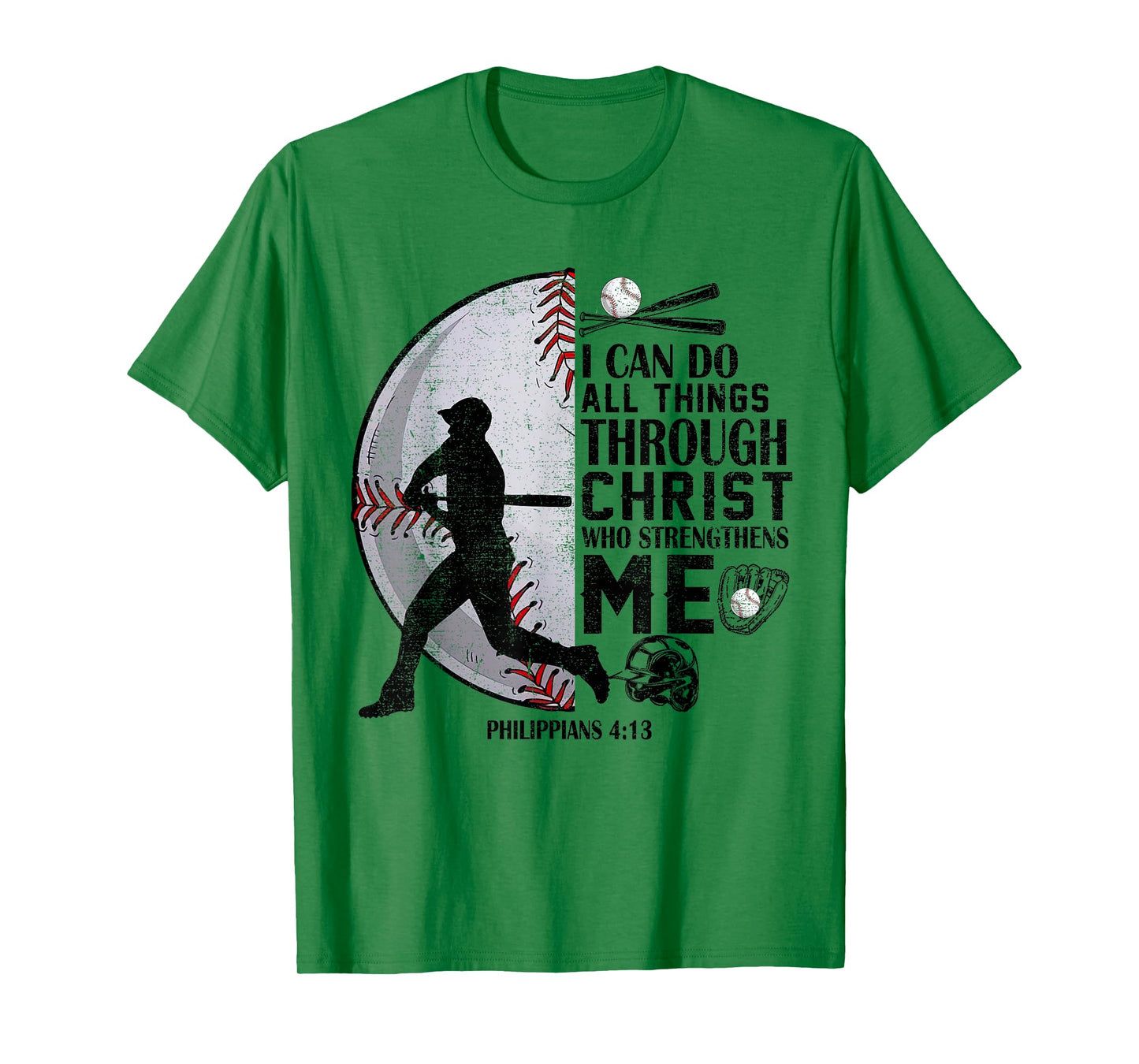 Baseball-Shirt Jesus Boys Kids Christian Bible Verse T-Shirt
