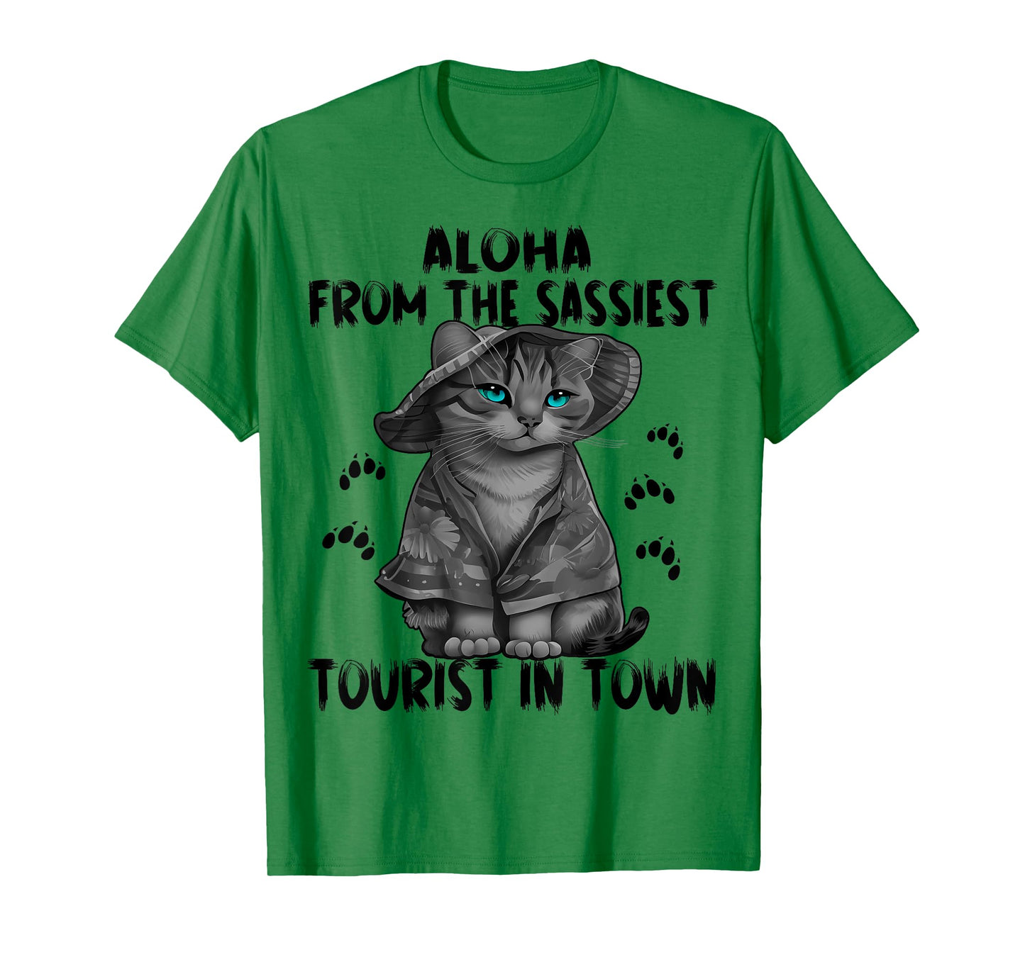 Aloha from the sassiest tourist in town.Funny Summer cats T-Shirt