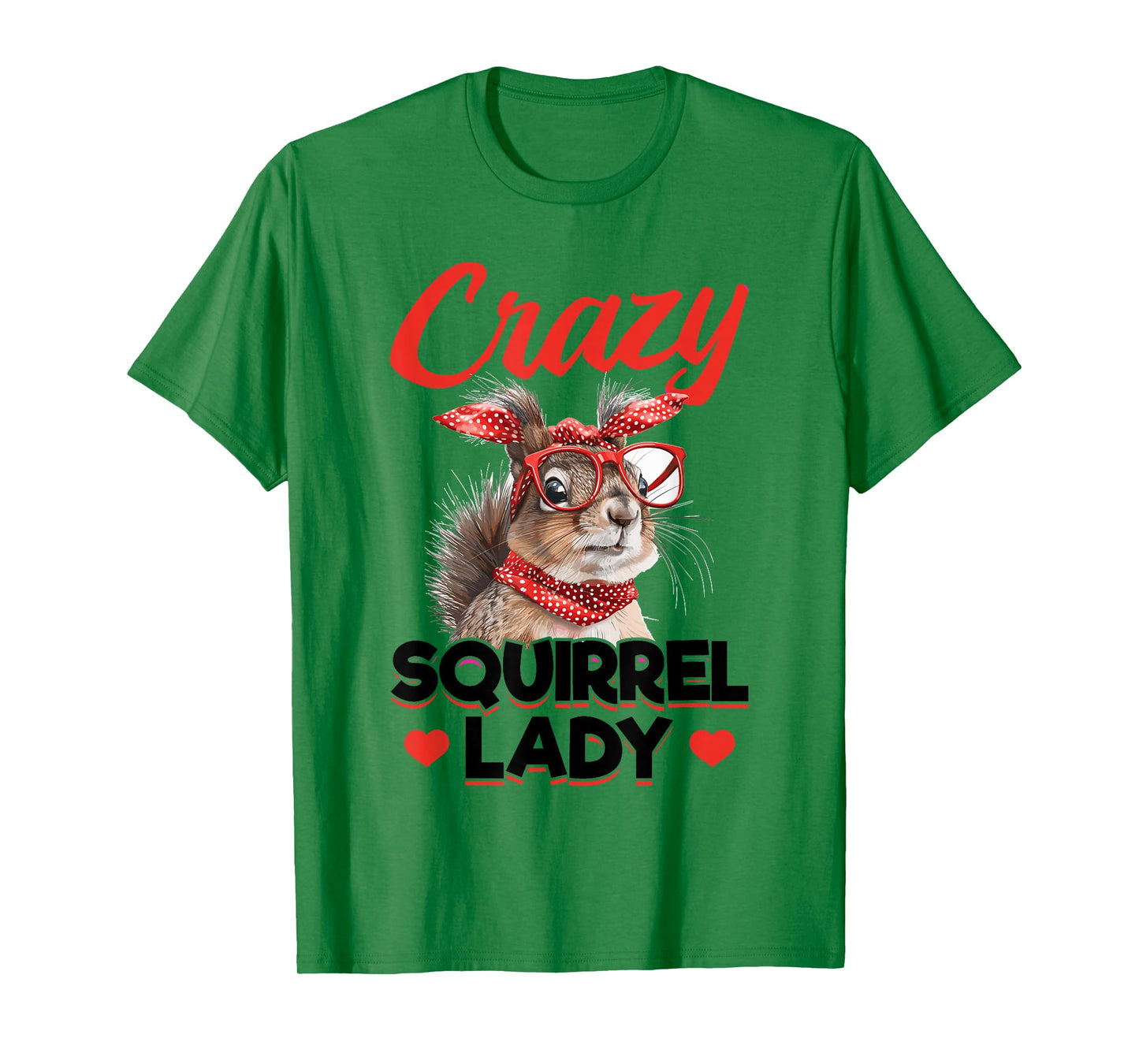 Funny Squirrel Animal Crazy Squirrel Lady T-Shirt