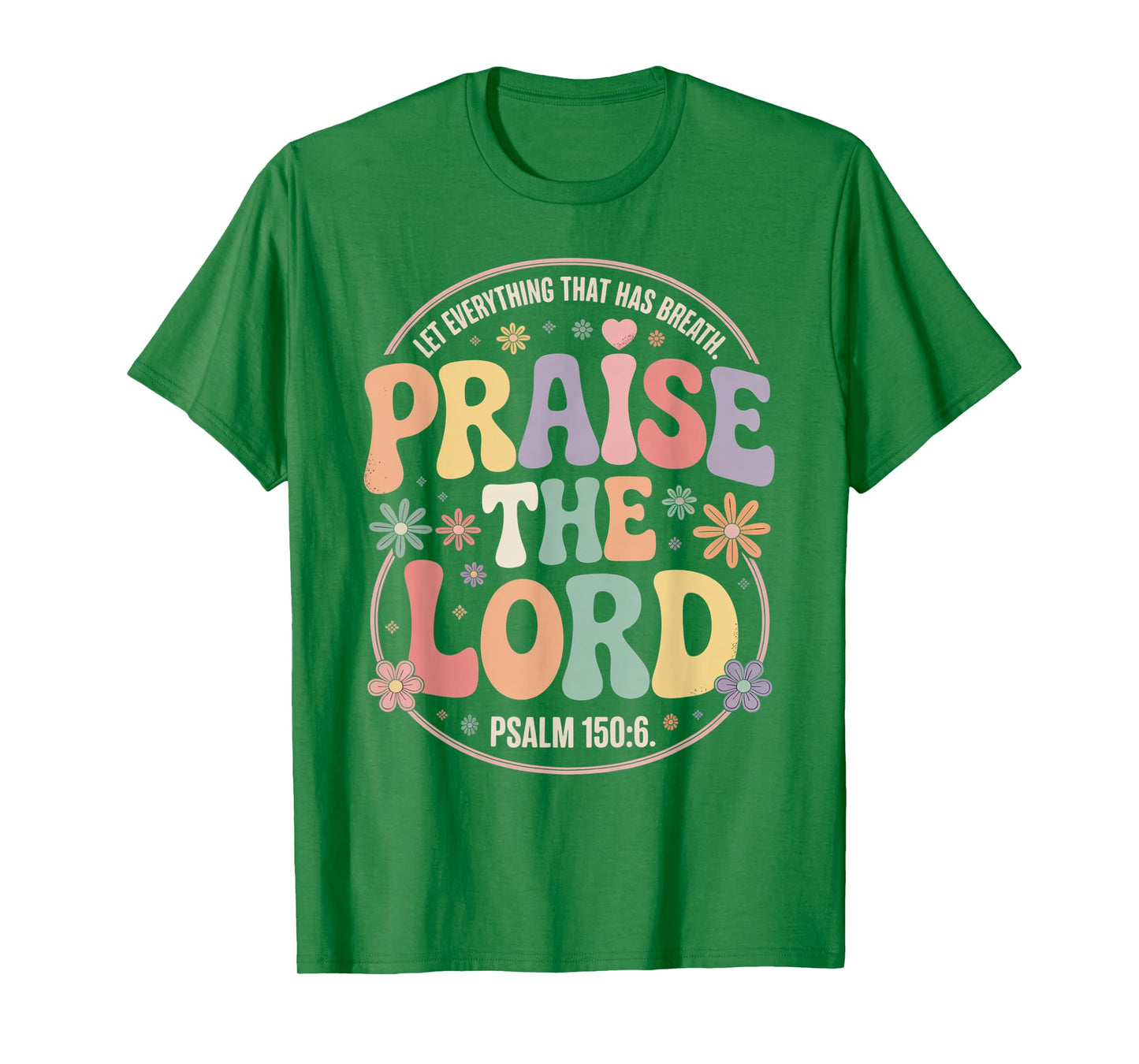 Christian Jesus Women Kids Religious Praise The Lord Bible T-Shirt