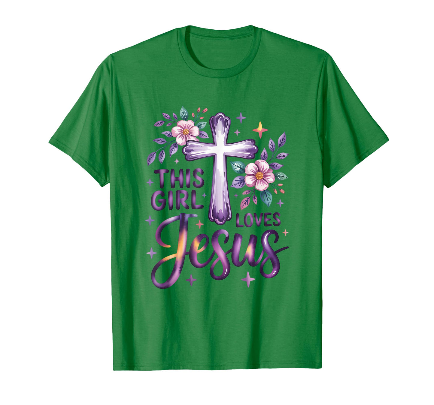 This Girl Loves Jesus Christian Girl Jesus T-Shirt