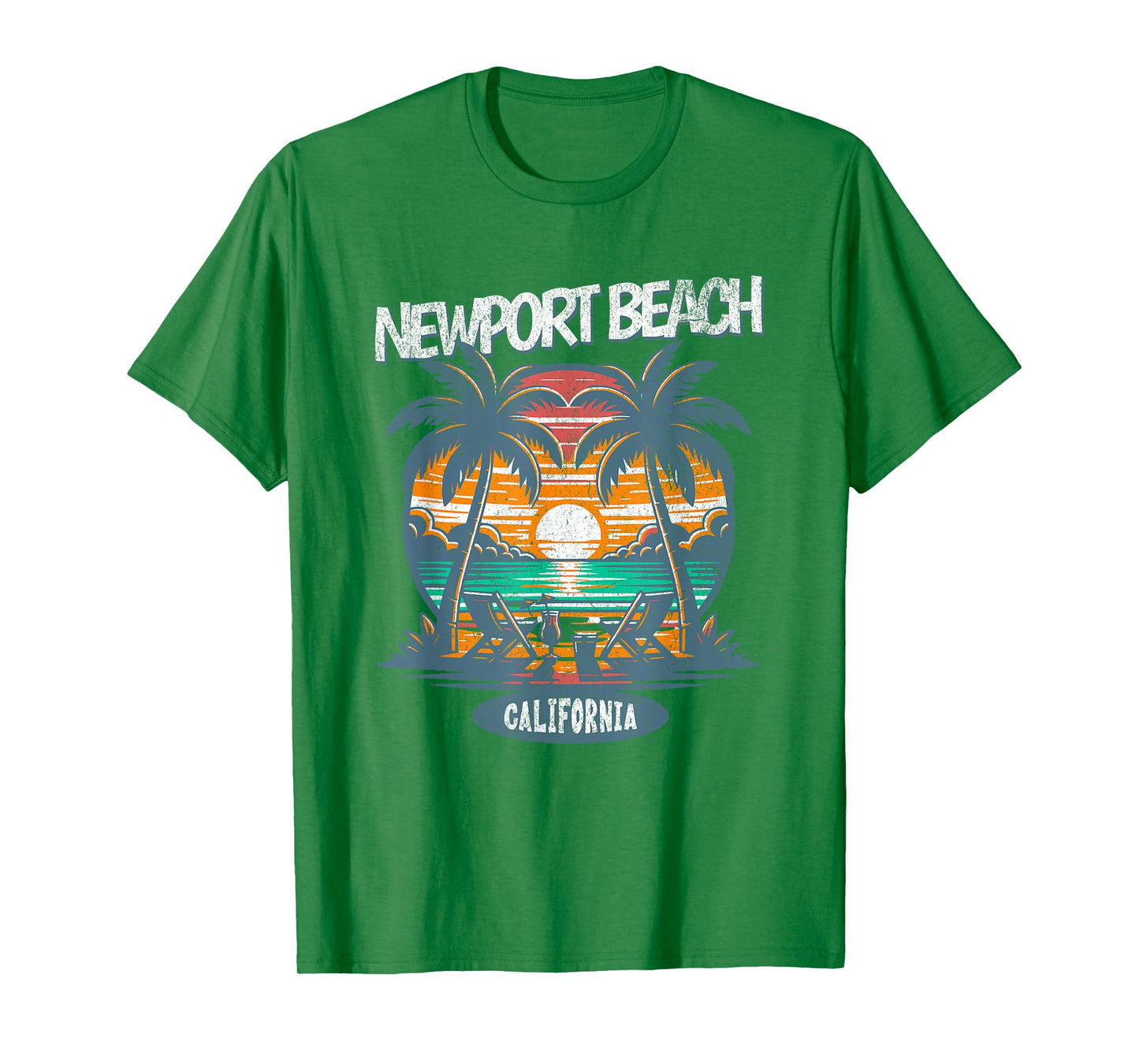 Newport Beach California Spring Break Vintage Cali Vacation Men Women Kids T-Shirt