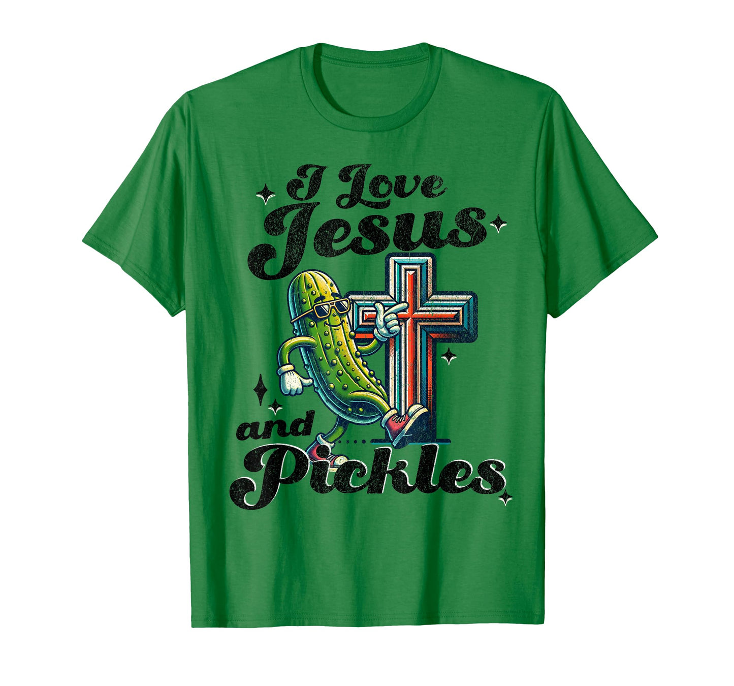 I Love Jesus and Pickles T-Shirt
