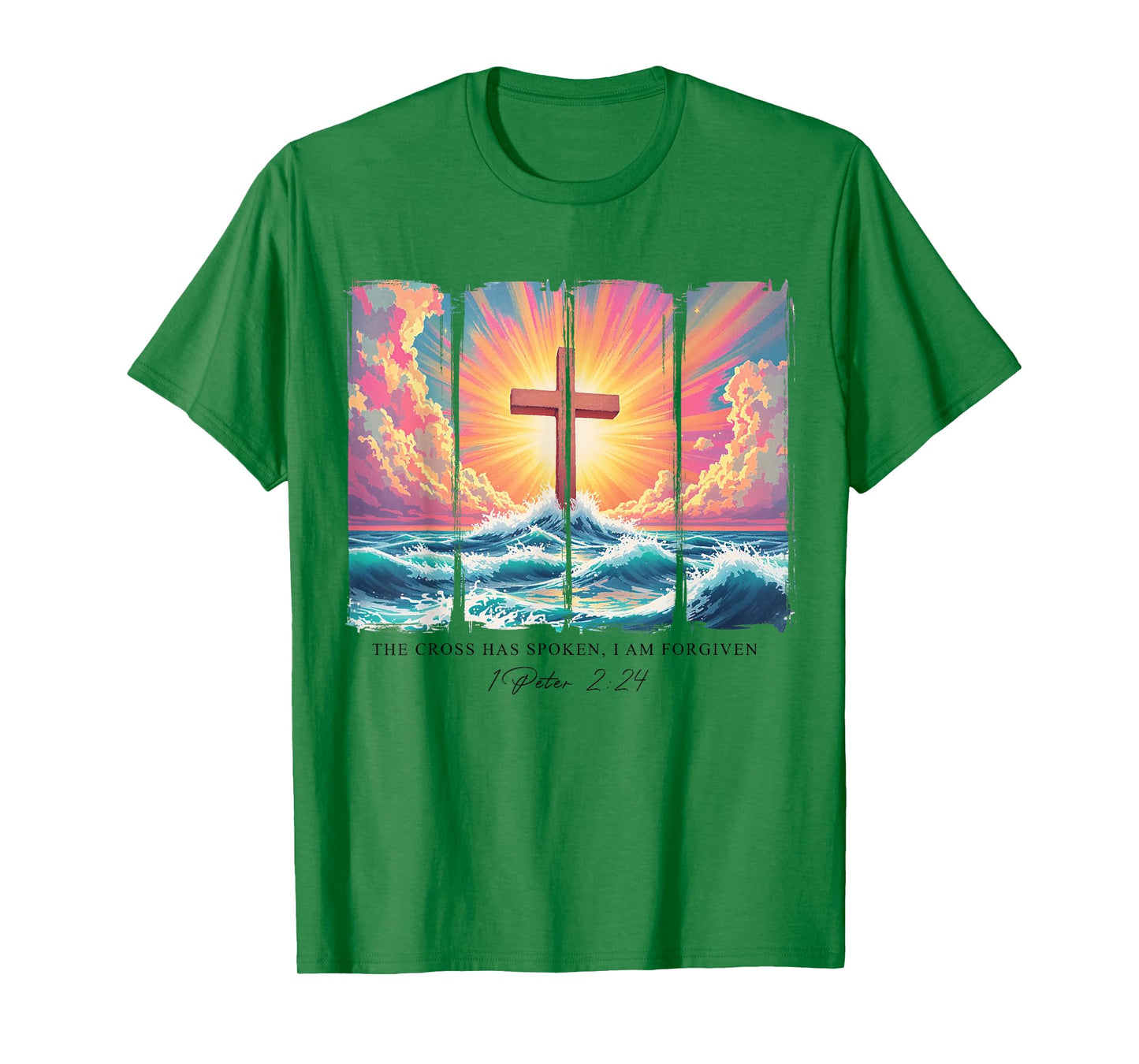 The Cross Has Spoken I'm Forgiven Bible Verse Scipture Faith T-Shirt