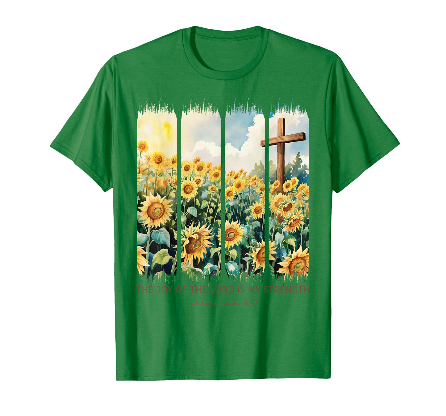 The Joy of The Lord is My Strength Christian Faith Women Her T-Shirt