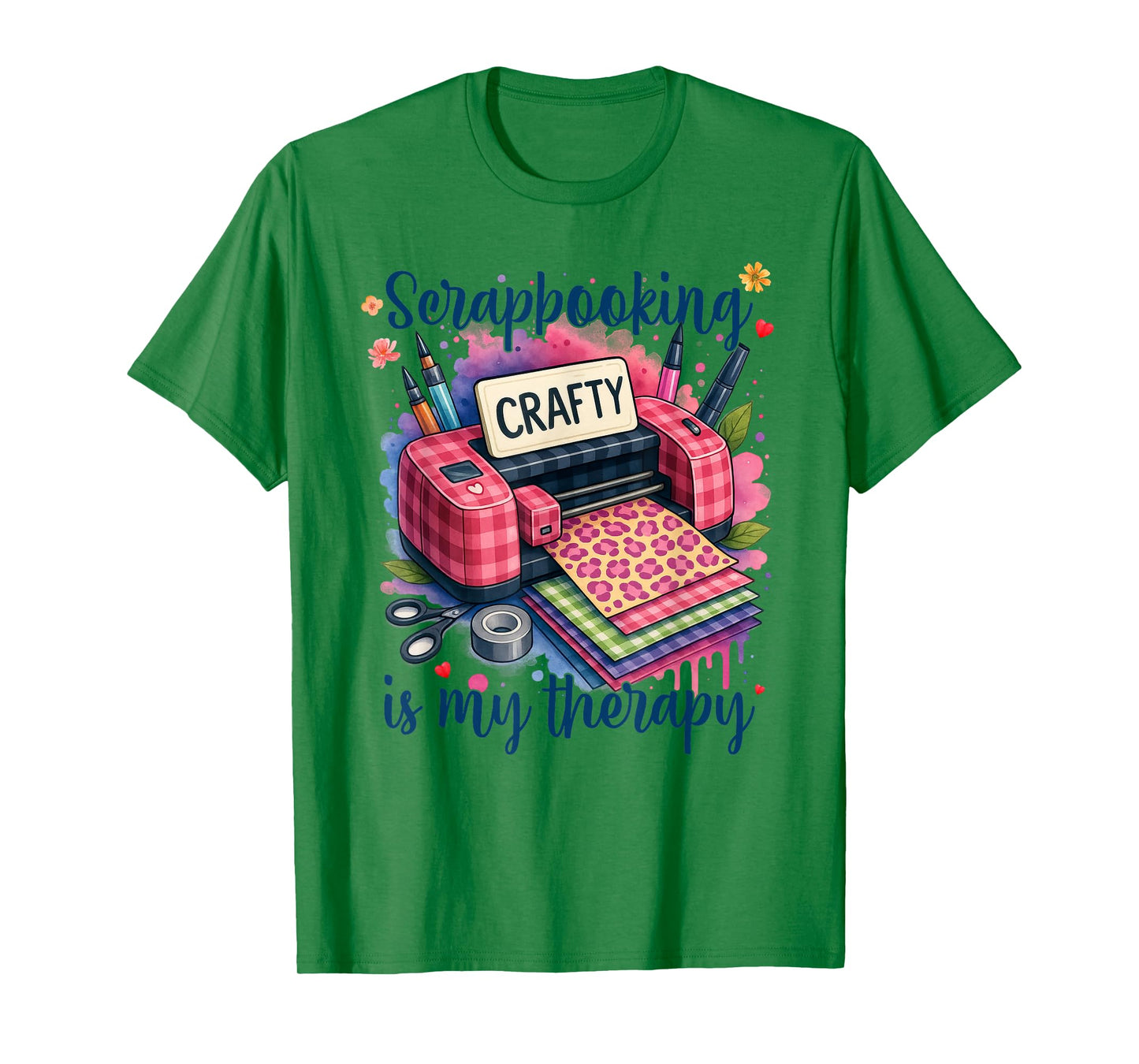 Scrapbooker Scrapbooking Crafting Scrapbooking Is My Therapy T-Shirt