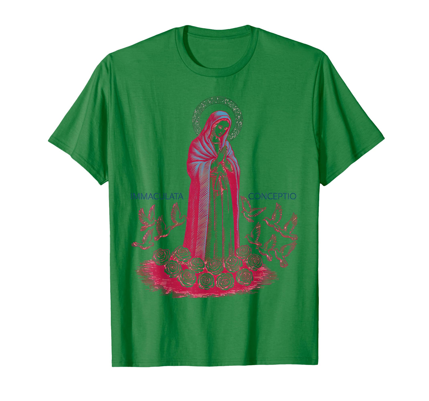 Immaculata Conception Virgin Mary Catholic Religious Artwork T-Shirt