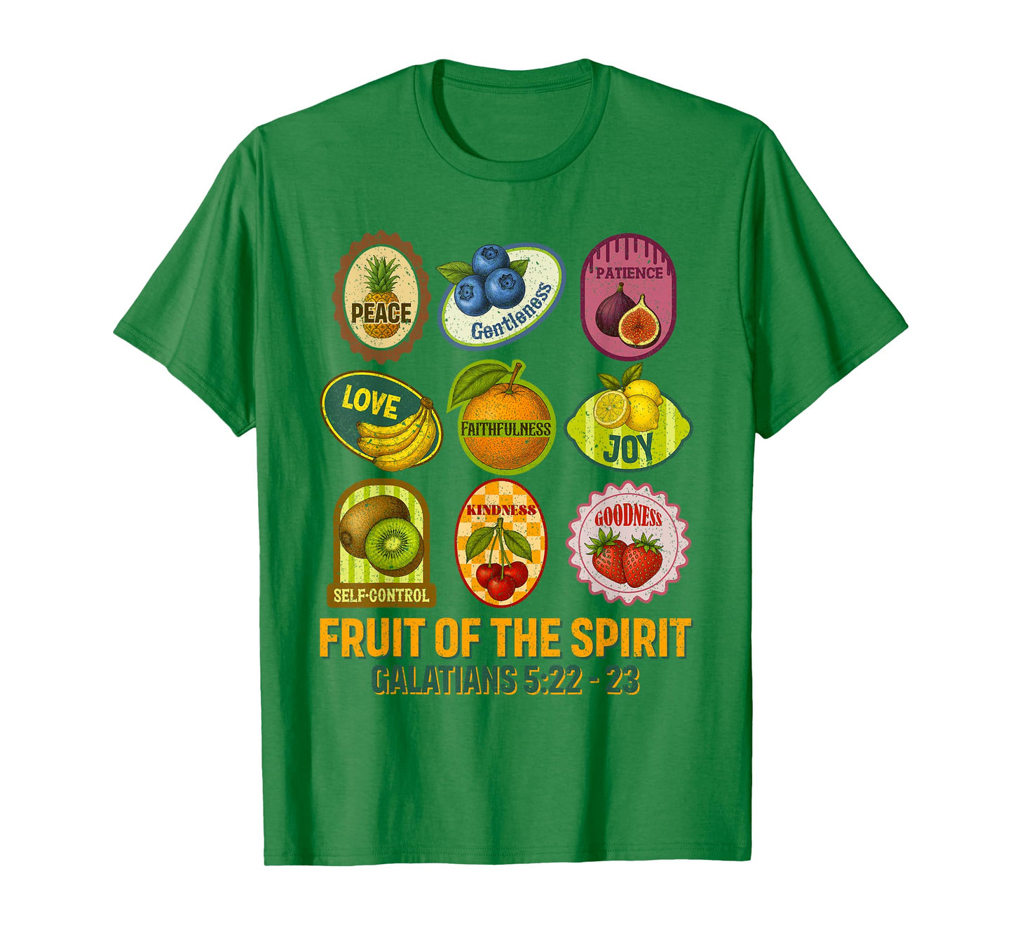 Fruit of The Spirit Christian Faith Jesus God Lover Bible T-Shirt