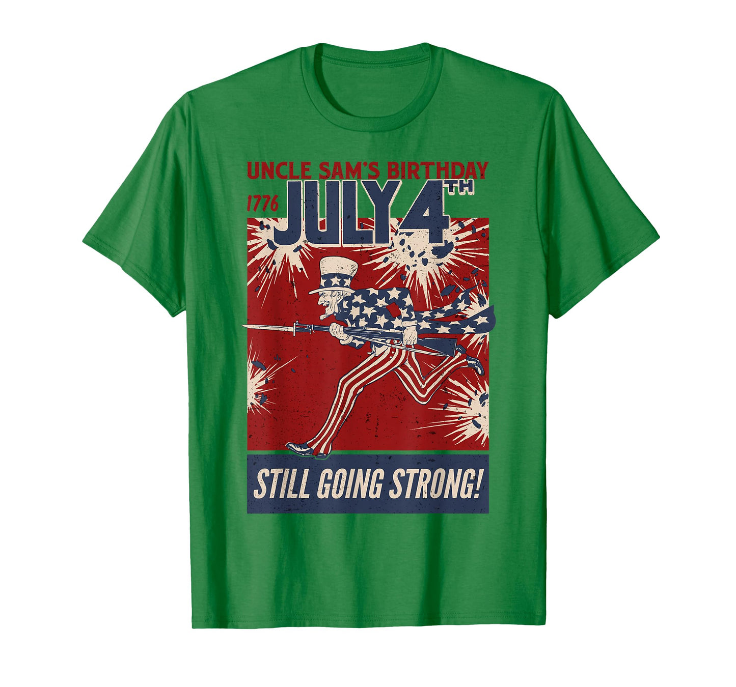 Uncle Sam's Birthday Vintage T-Shirt