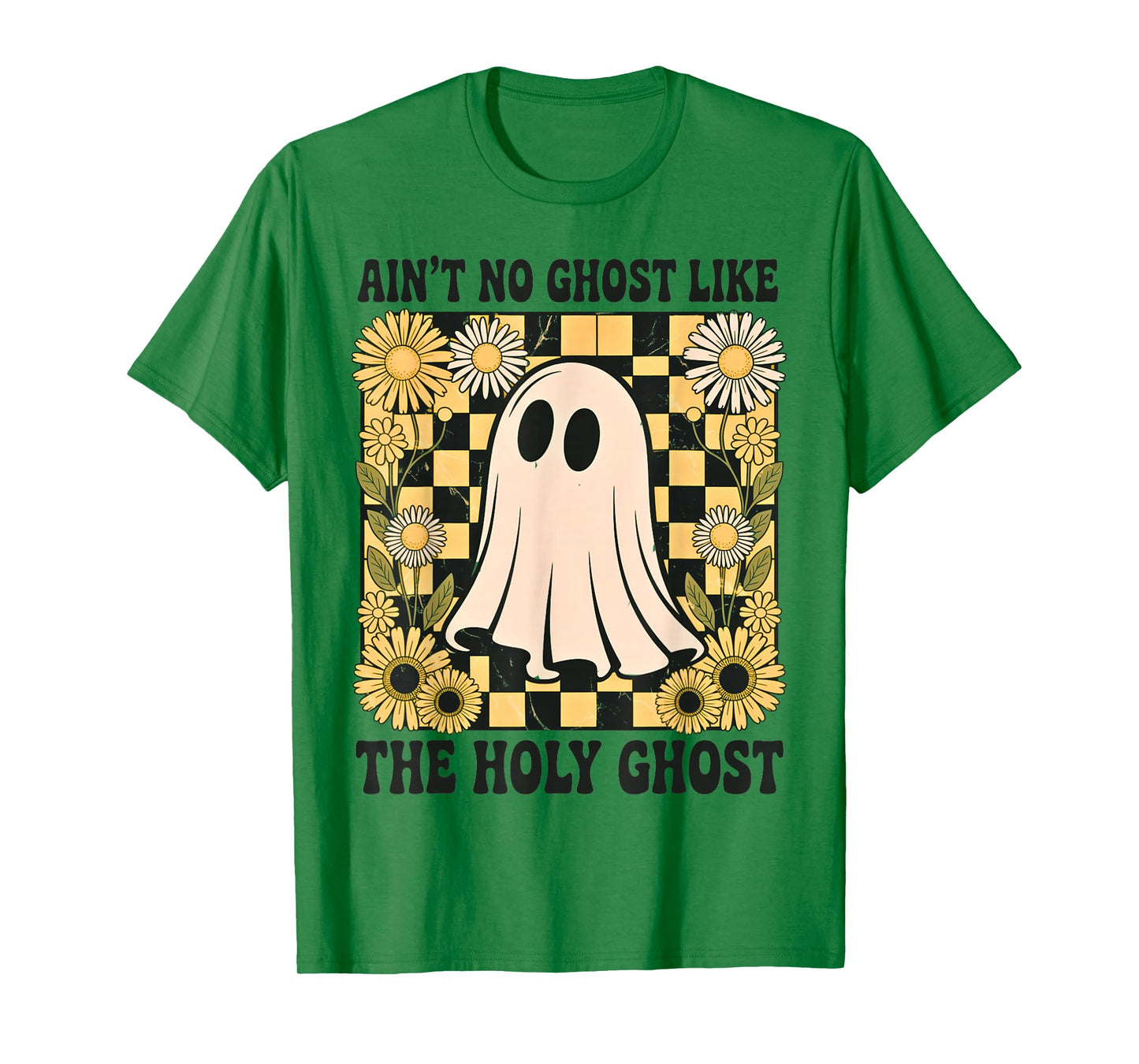 Retro Boho Ain’t No Ghost Like The Holy Ghost, Christian T-Shirt