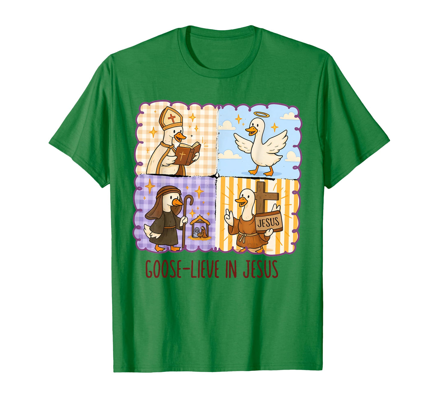 Goose-Lieve in Jesus Christian Fall Funny Goose Faith Autumn T-Shirt