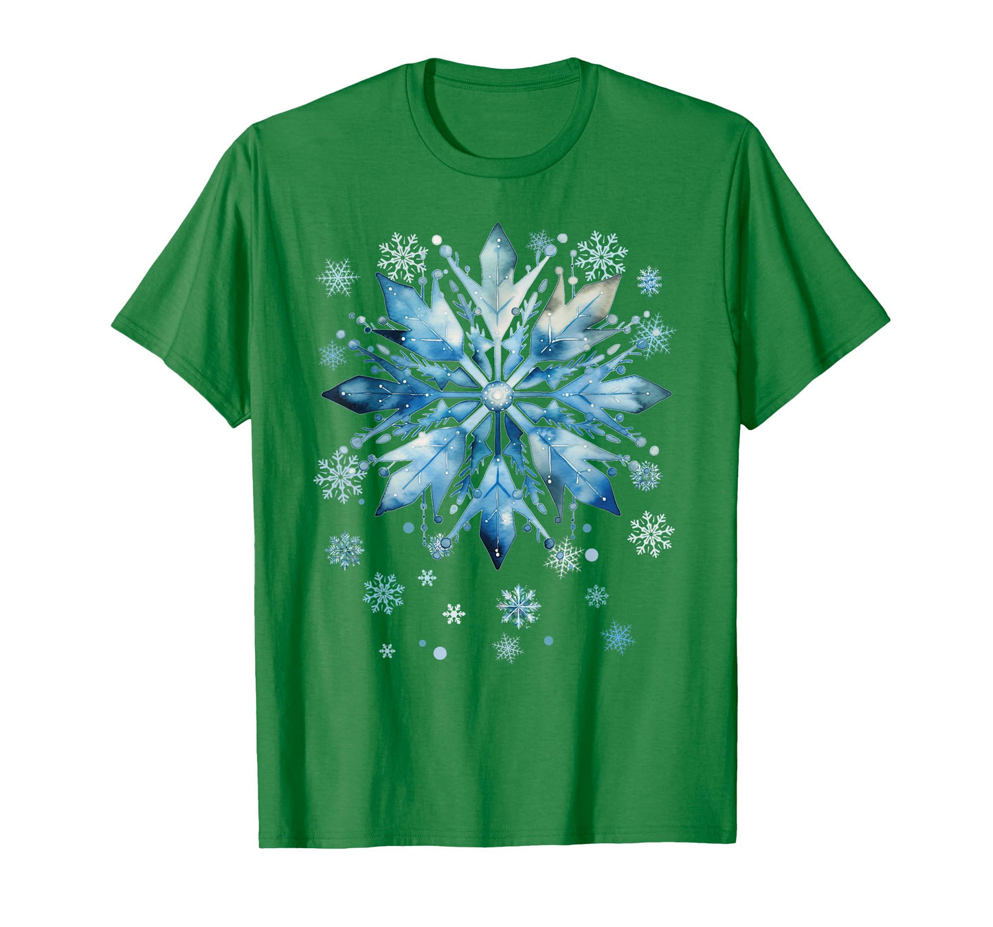 Snowflake Costume Winter Christmas Matching Women Kids Adult T-Shirt