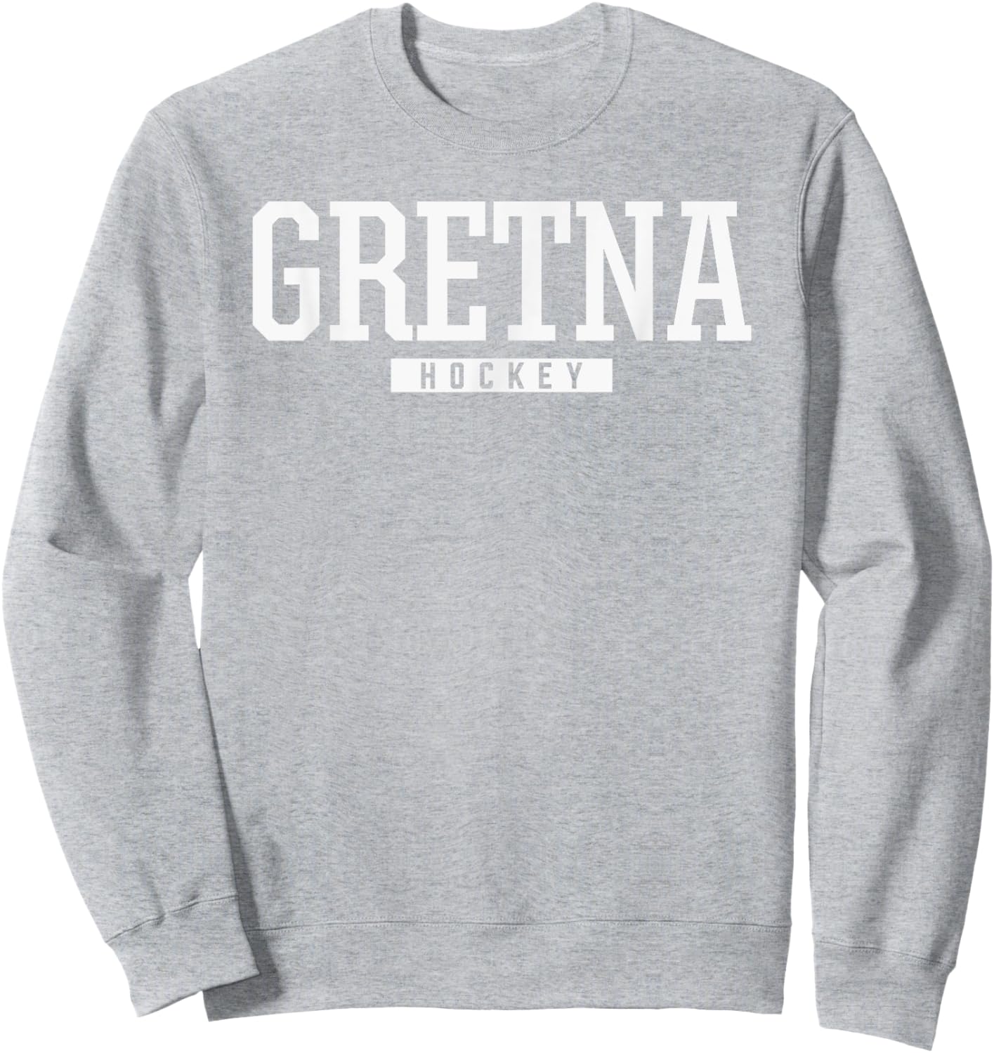 Gretna High School Hockey Sweatshirt - Sweatshirt | Ash