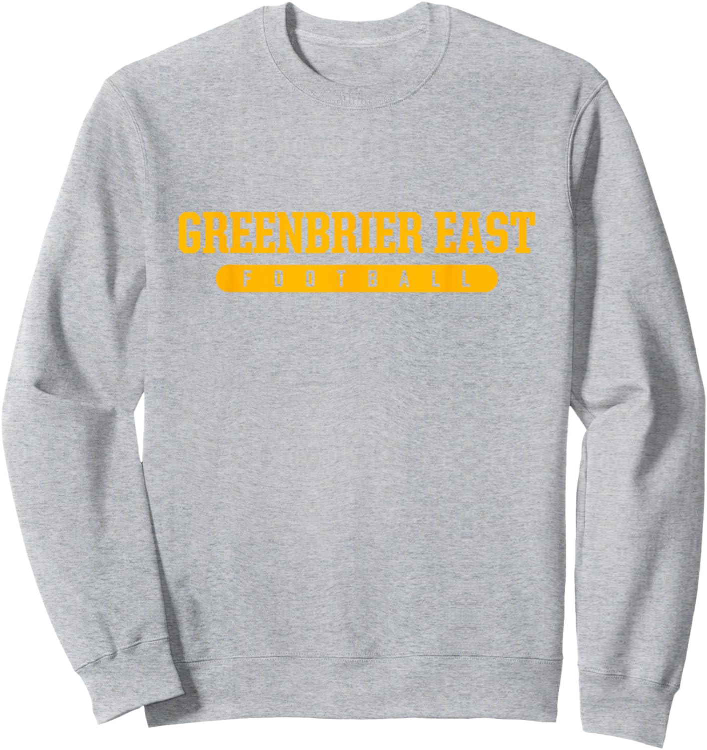 Greenbrier East High School Football Sweatshirt - Sweatshirt | Ash