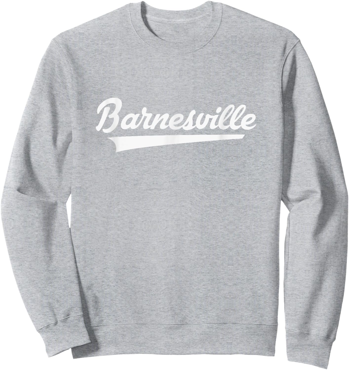 Barnesville High School Vintage Swoosh Sweatshirt - Sweatshirt | Ash