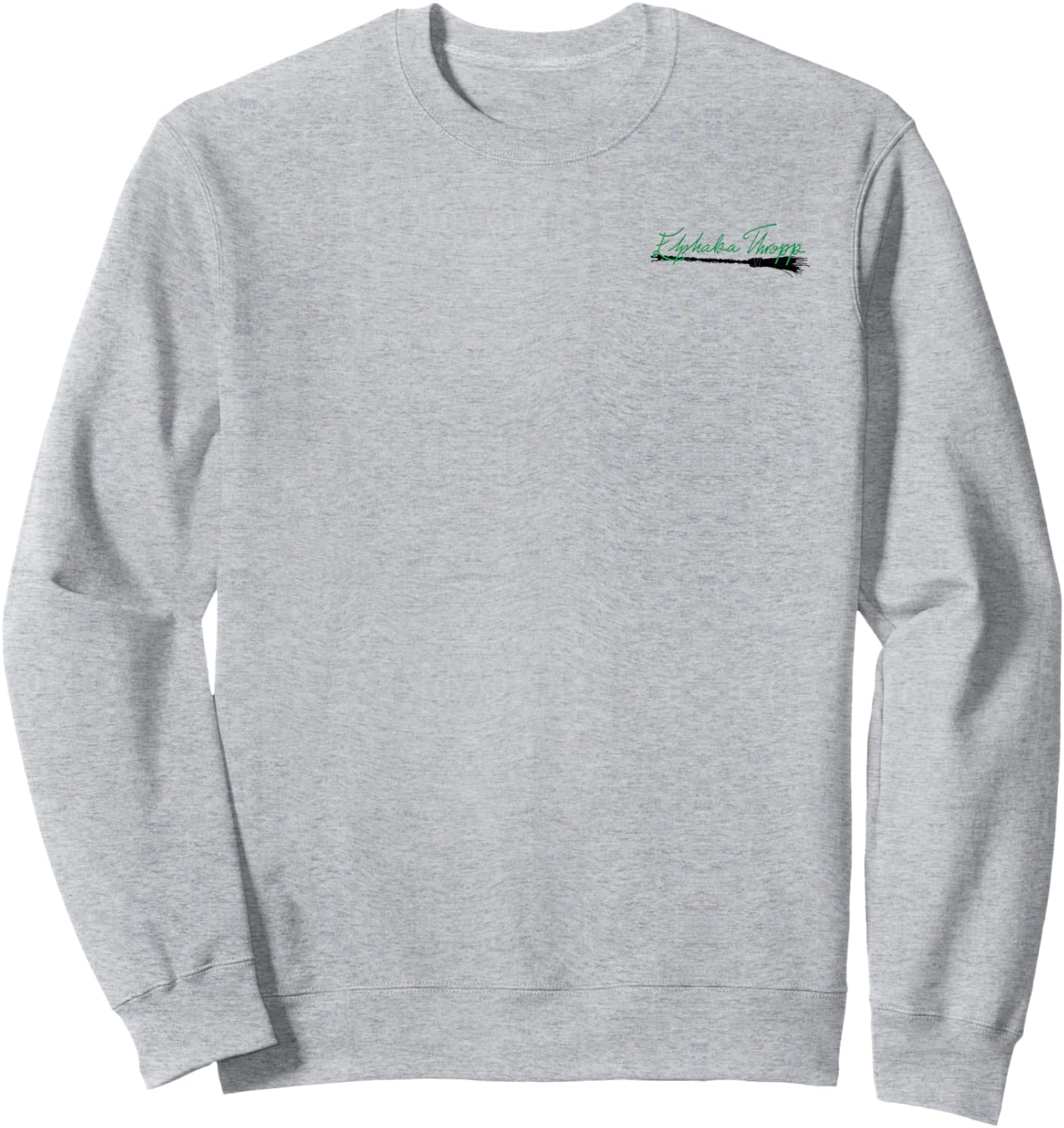 Wicked Elphaba Signature Front & Back Sweatshirt - Sweatshirt | Ash