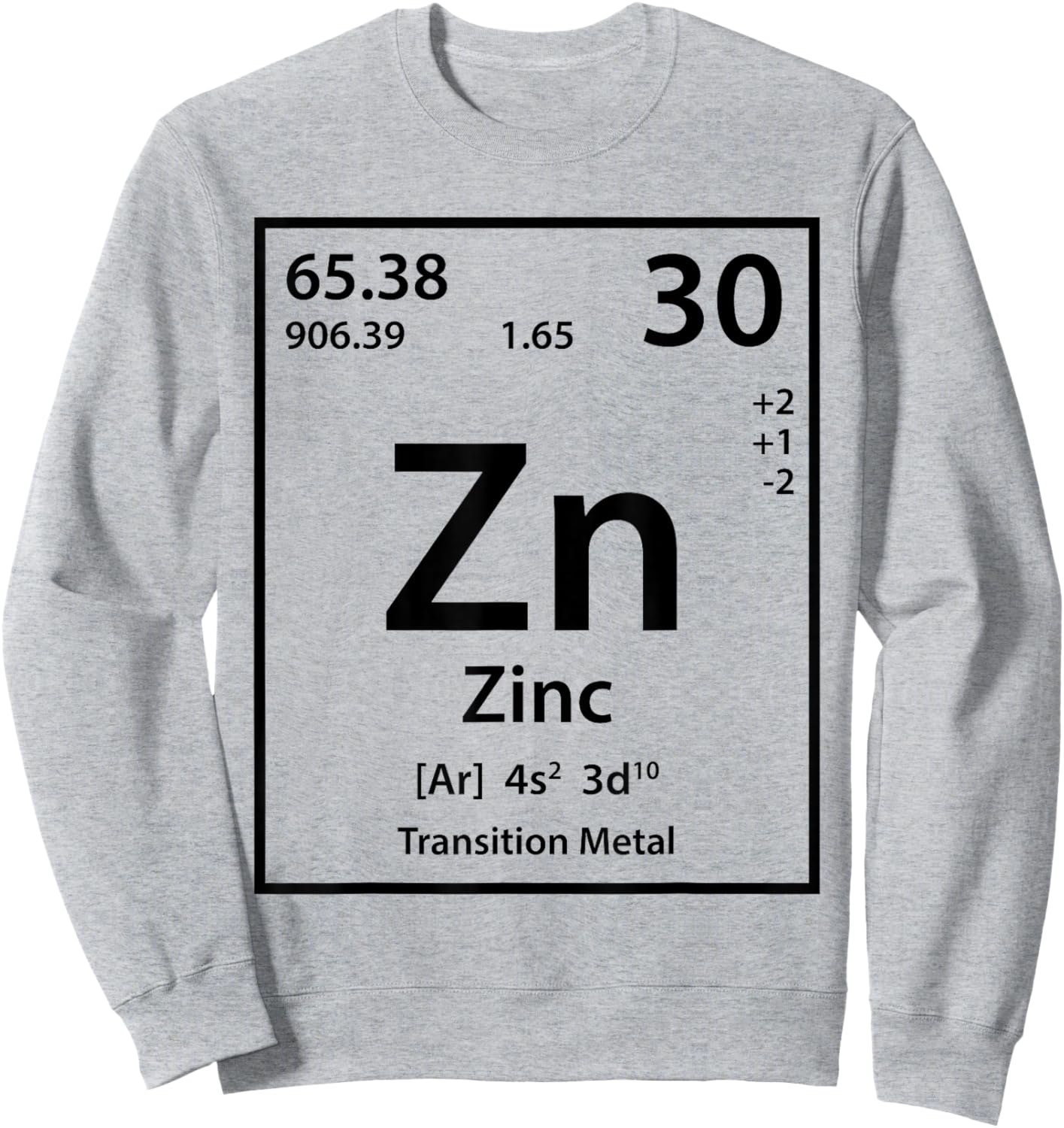 Zinc Element (black) Sweatshirt - Sweatshirt | Ash