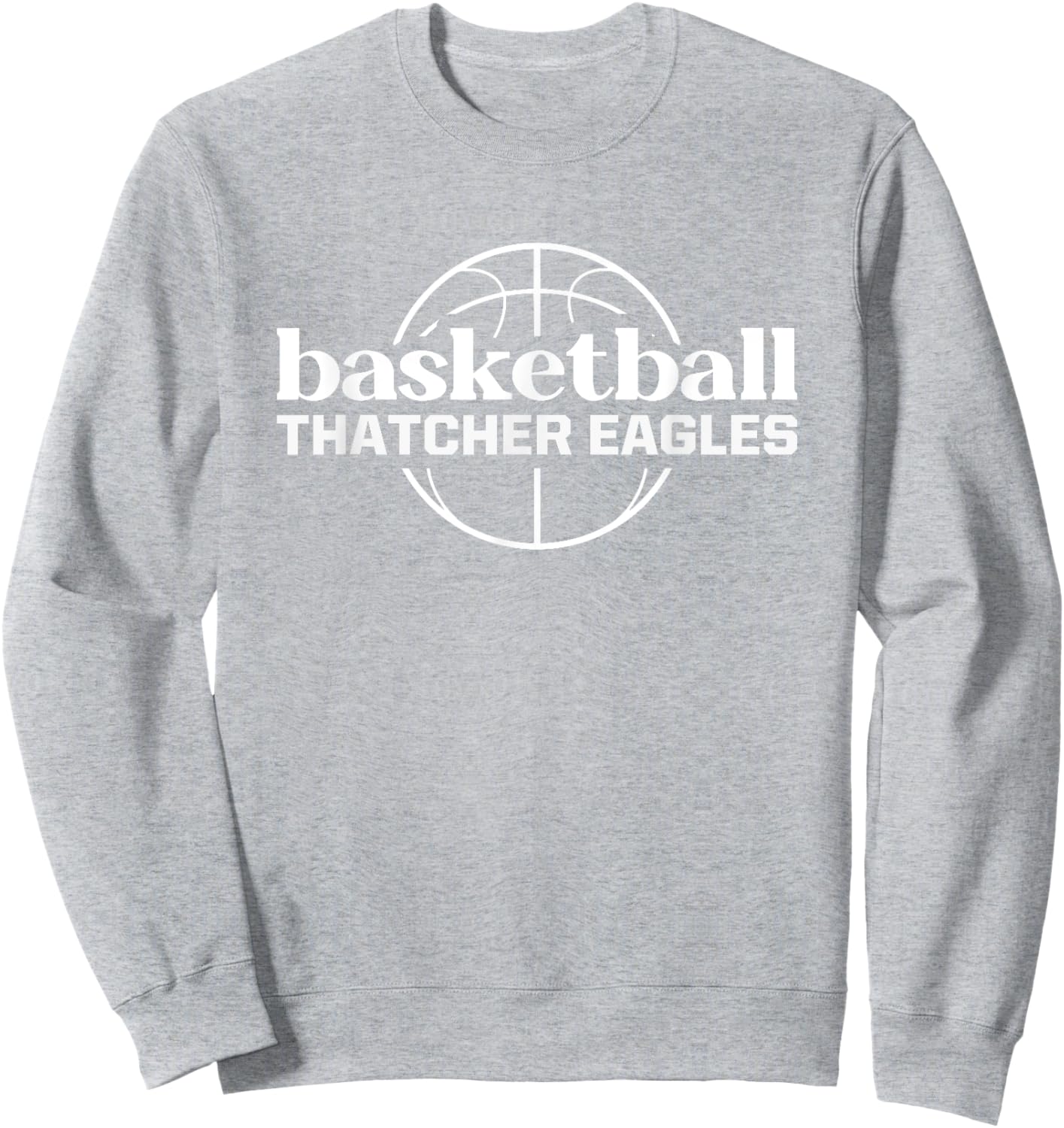 Thatcher Eagles Basketball Sweatshirt - Sweatshirt | Ash