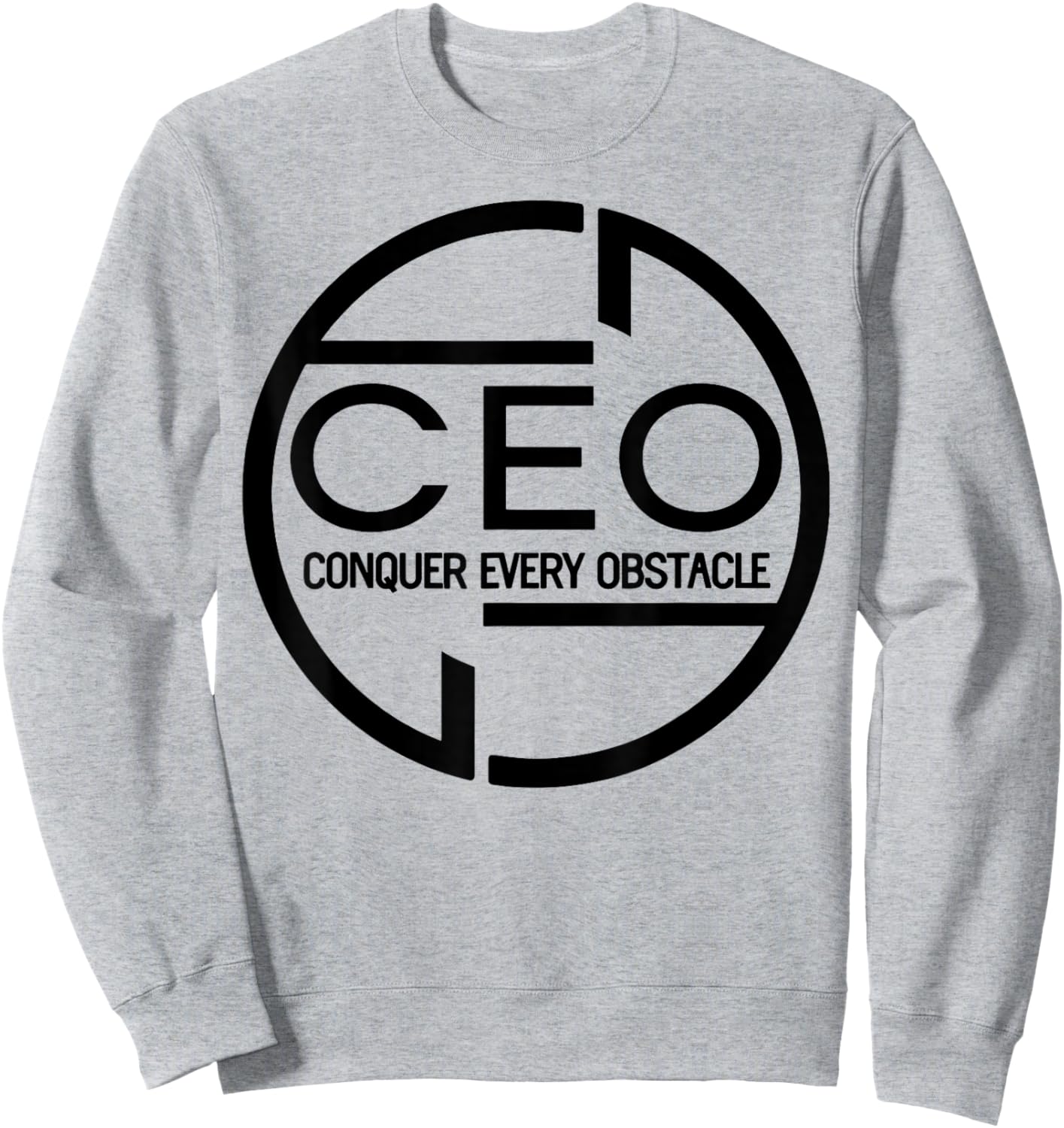 Conquer Every Obstacle Sweatshirt - Sweatshirt | Ash