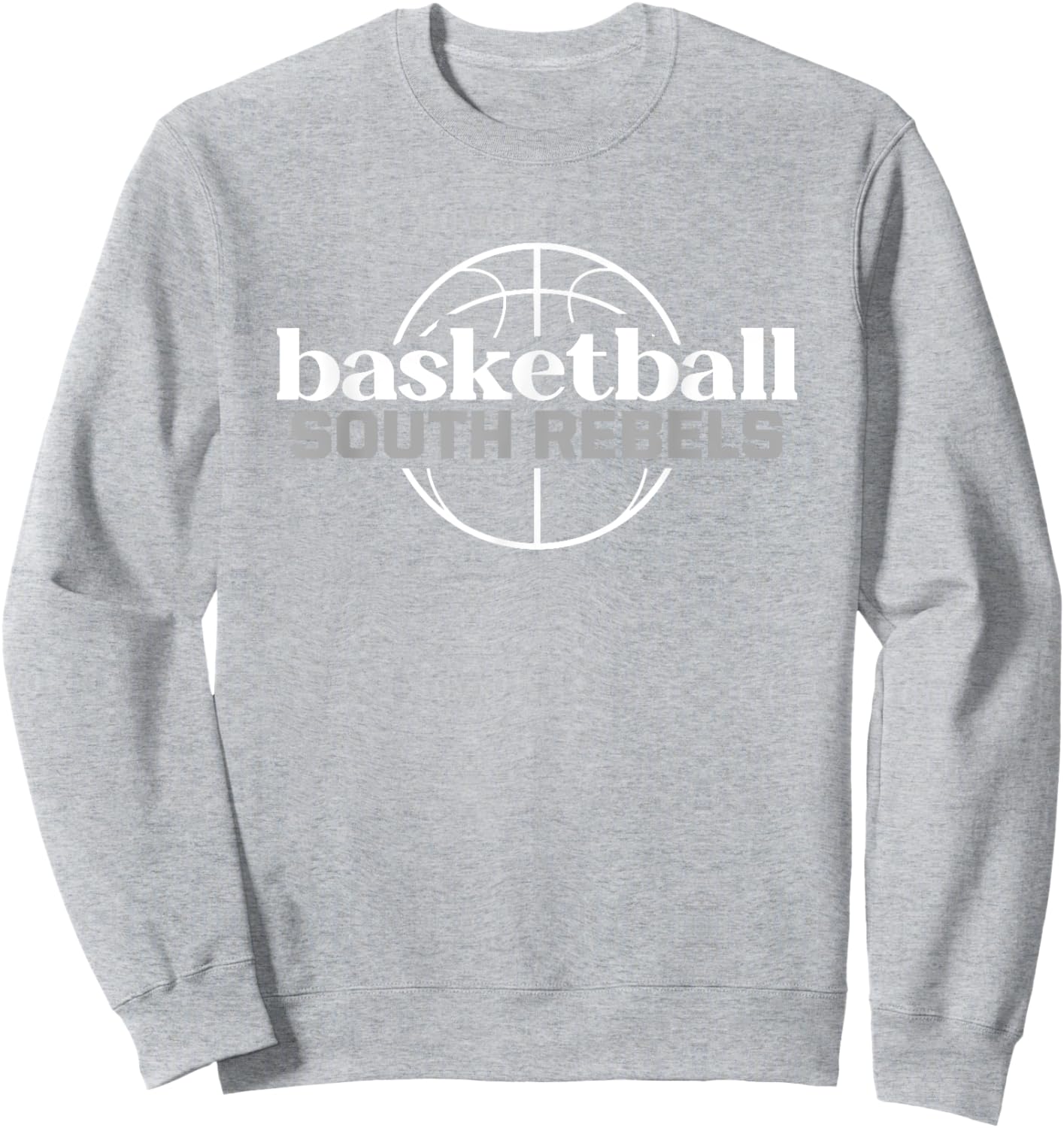 South Rebels Basketball Sweatshirt - Sweatshirt | Ash