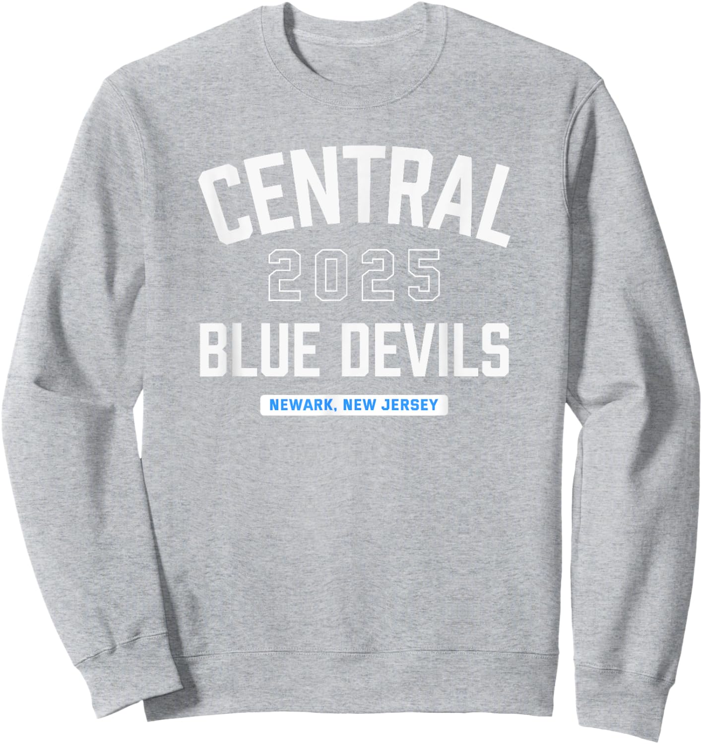 Central Blue Devils Newark, New Jersey 2025 Sweatshirt - Sweatshirt | Ash