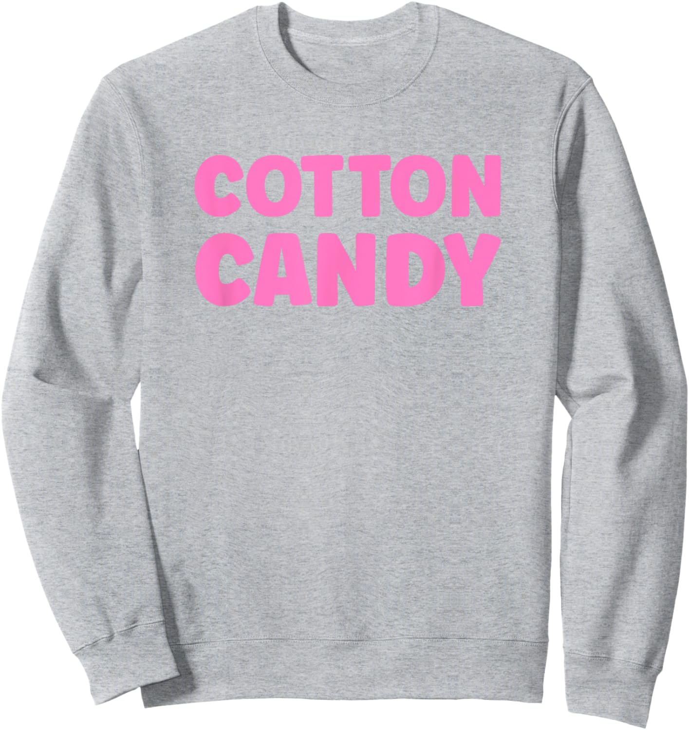 Pretend I'm Cotton Candy Halloween Costume Matching Sweatshirt - Sweatshirt | Ash