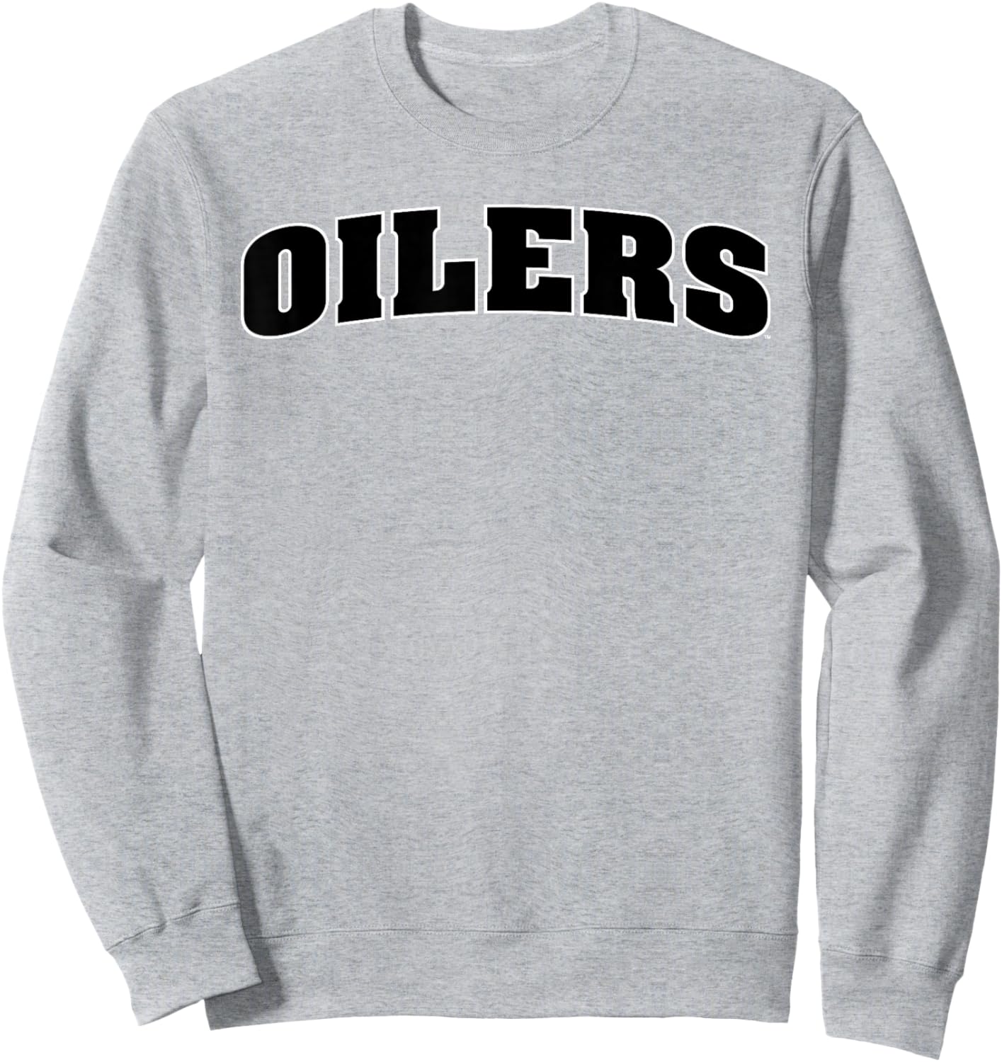 University of Findlay Oilers Block Type Logo Sweatshirt - Sweatshirt | Ash