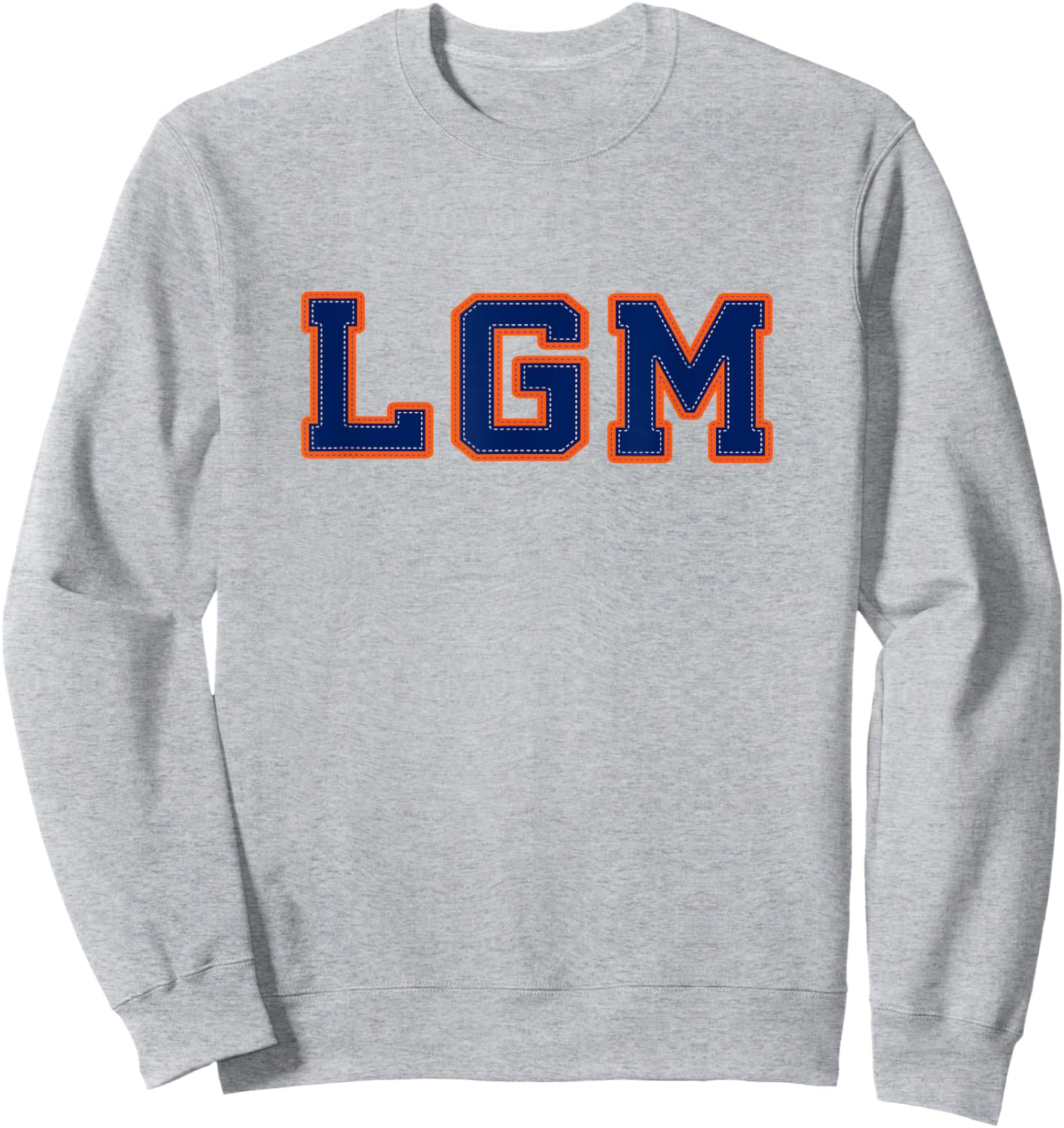 LFGM Baseball Let's Go Sweatshirt - Sweatshirt | Ash