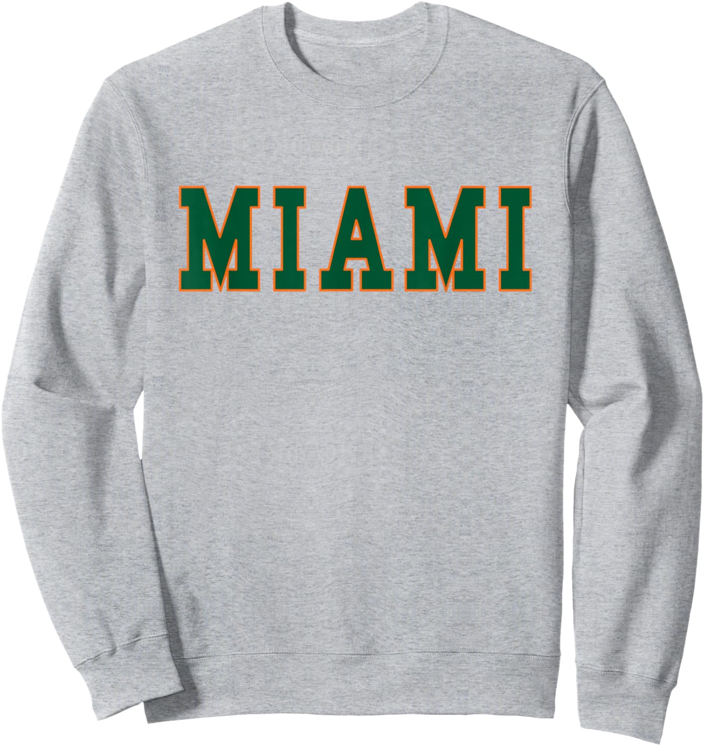Miami - Throwback Design - Classic Sweatshirt - Sweatshirt | Ash