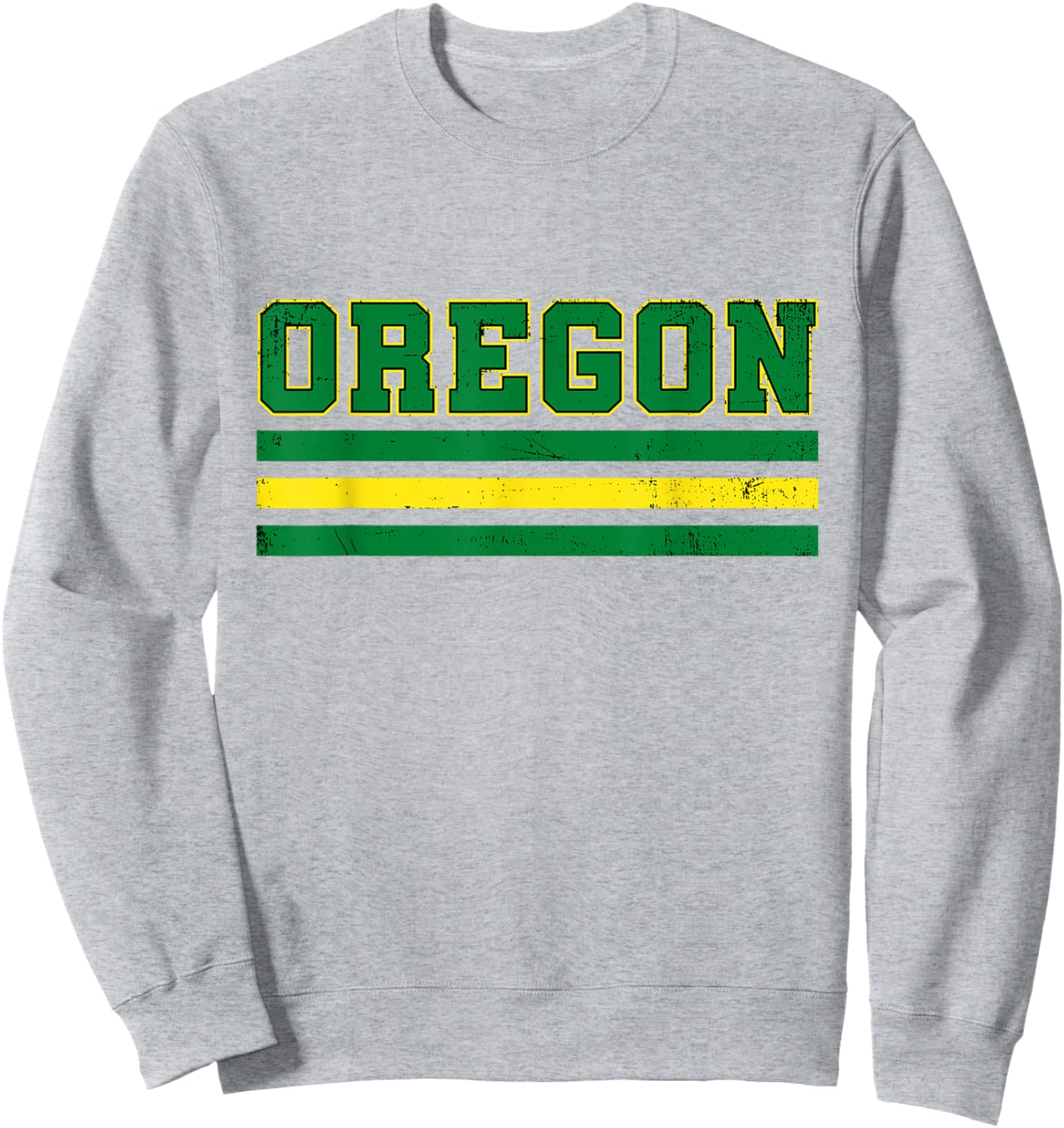 Graphic Oregons Name Proud - Oregons Spirit Evergreen Sports Sweatshirt - Sweatshirt | Ash