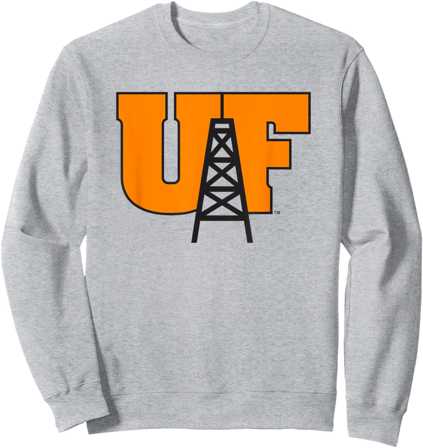 University of Findlay Oilers UF Derrick Logo Sweatshirt - Sweatshirt | Ash