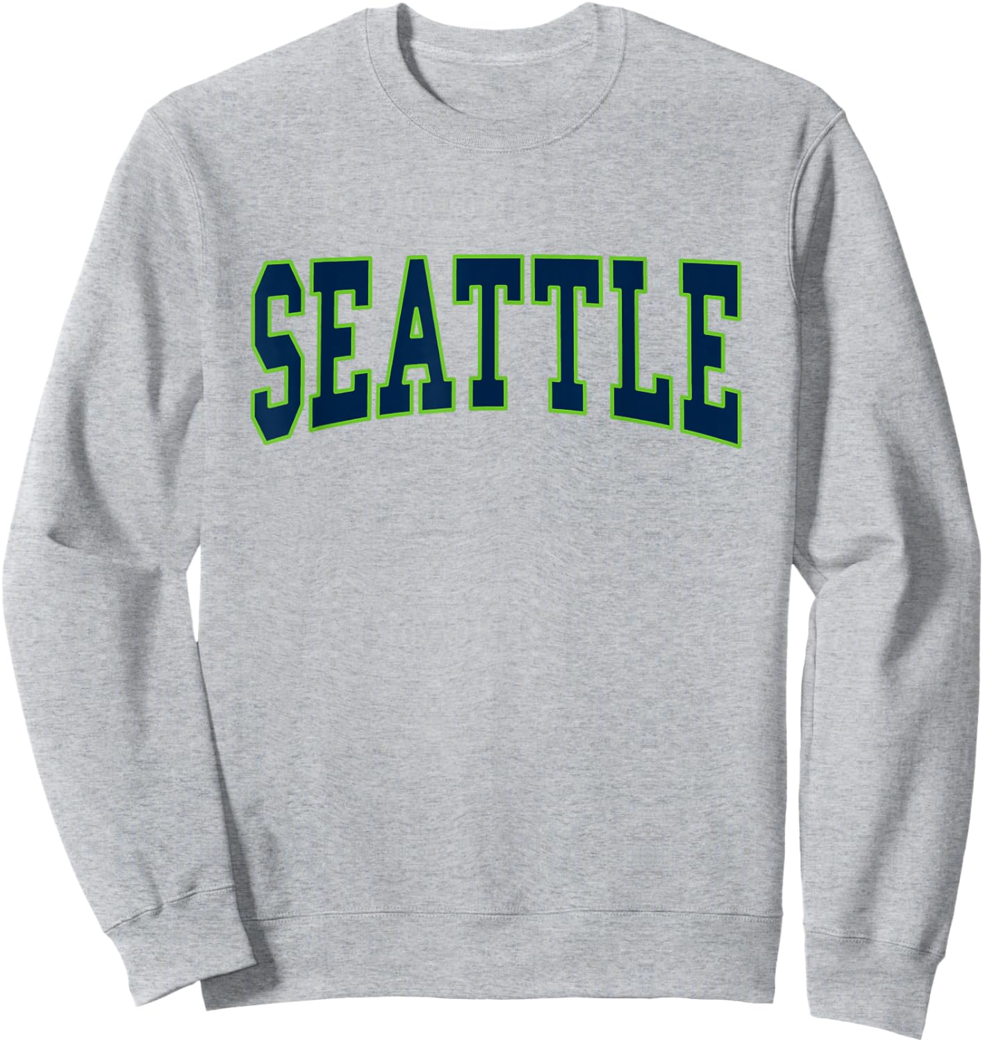 SEATTLE - Throwback Design - Classic Sweatshirt - Sweatshirt | Ash