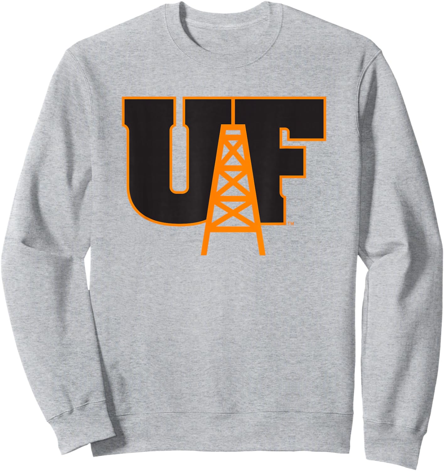 University of Findlay Oilers UF Derrick Logo Sweatshirt - Sweatshirt | Ash