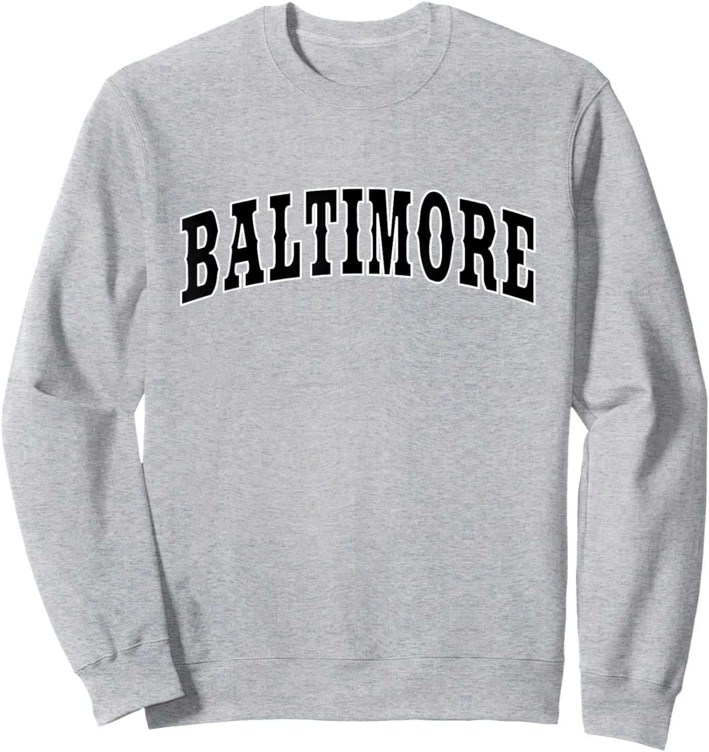 BALTIMORE - Throwback Design - Classic Sweatshirt - Sweatshirt | Ash