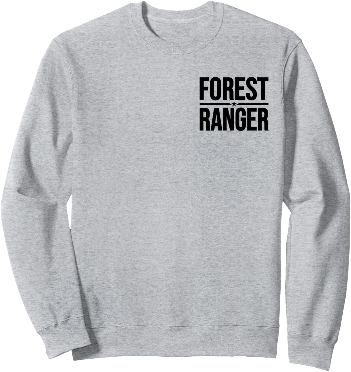 Forest Ranger Parklands Wildlife Law Enforcement Costume Sweatshirt - Sweatshirt | Ash