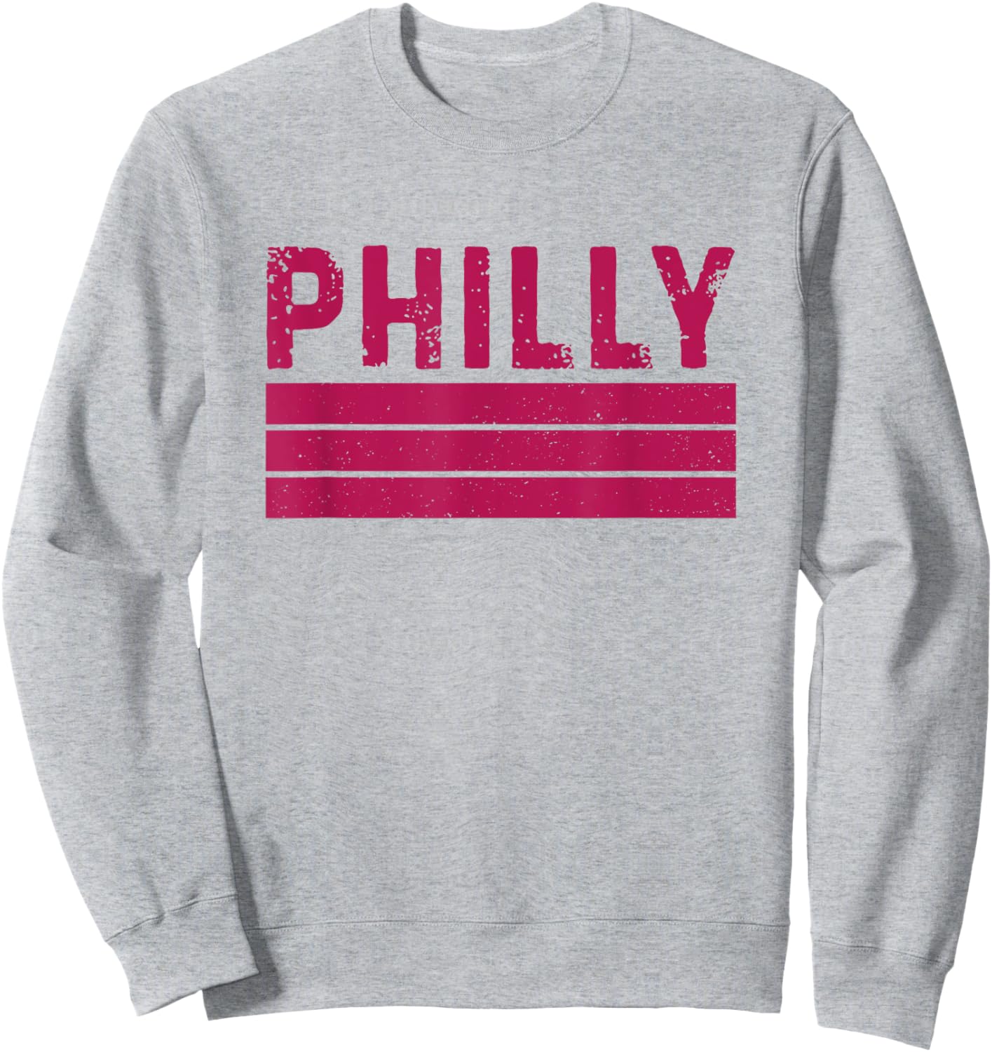 Philly Retro Vintage Philadelphia Pennsylvania Tourism Gift Sweatshirt - Sweatshirt | Ash