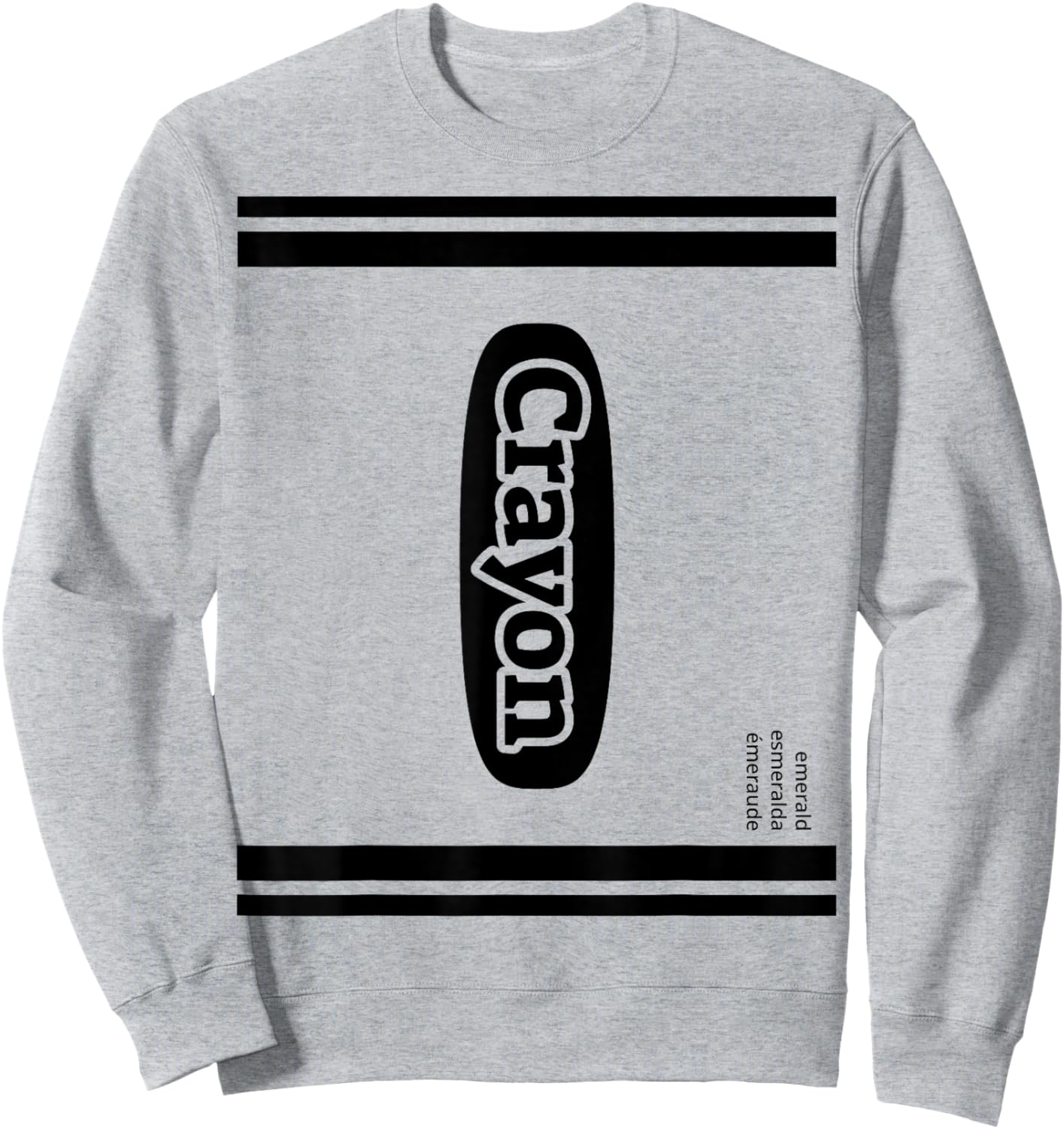 Crayon Emerald Green Group Costume Sweatshirt - Sweatshirt | Ash