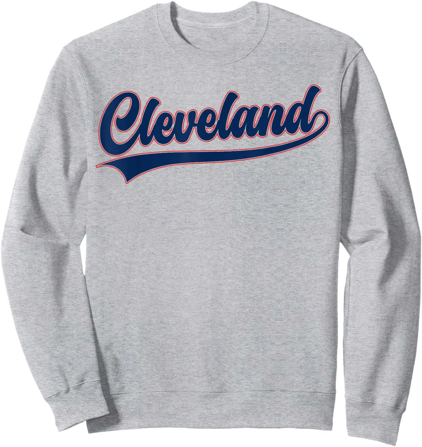 Cleveland Ohio Throwback Design Retro Vintage Game Day Lover Sweatshirt - Sweatshirt | Ash