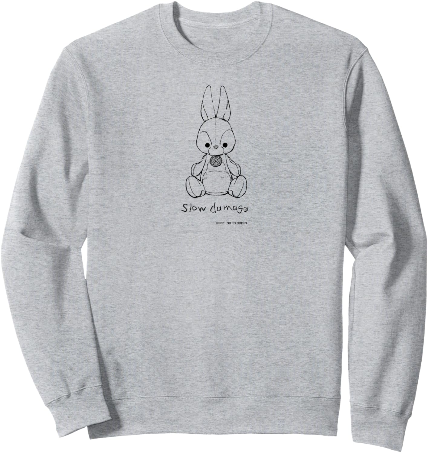 Slow Damage Original Sweatshirt - Sweatshirt | Ash