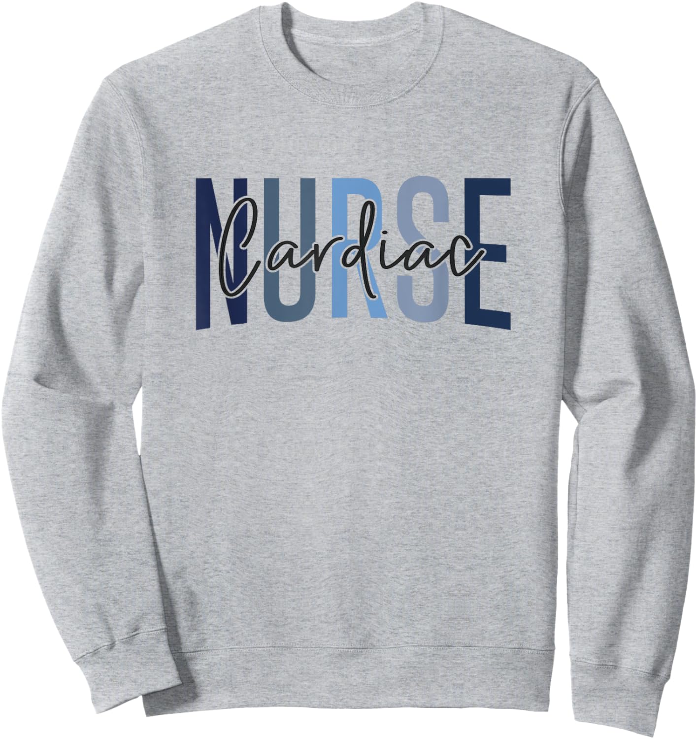 Funny Cardiac Nurse Cicu Cvicu Cardiology Heart Healthcare Sweatshirt - Sweatshirt | Ash