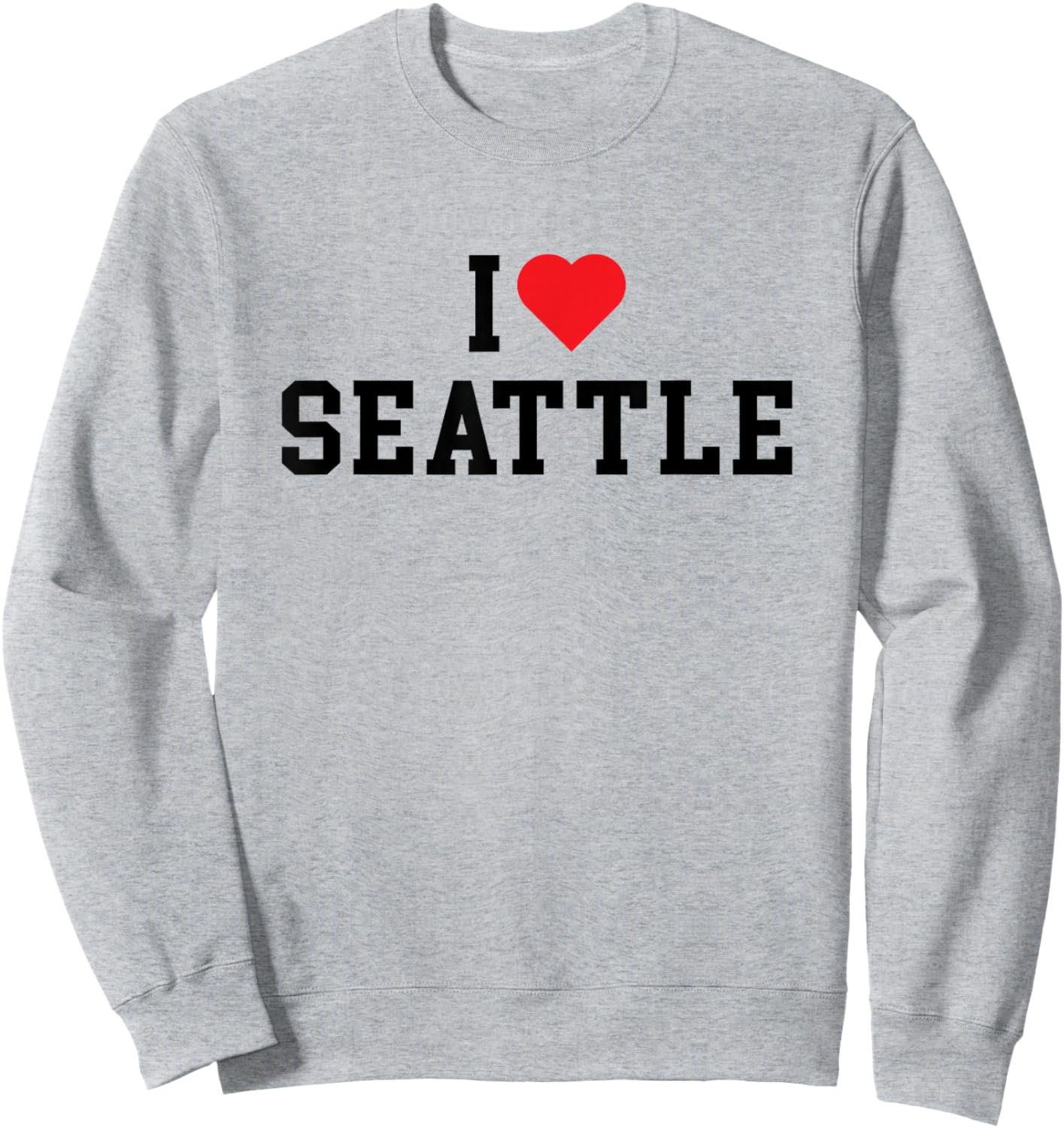 Seattle - I Love Seattle - Classic Sweatshirt - Sweatshirt | Ash
