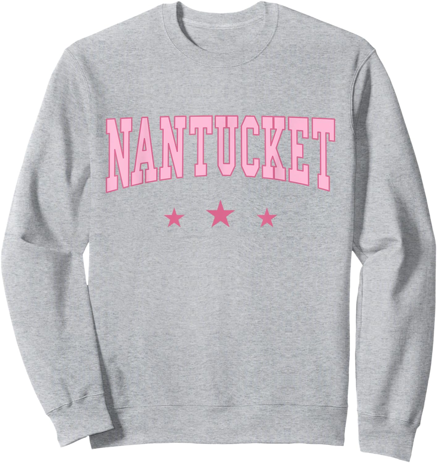 Nantucket Preppy Varsity - Massachusetts - Classic Sweatshirt - Sweatshirt | Ash