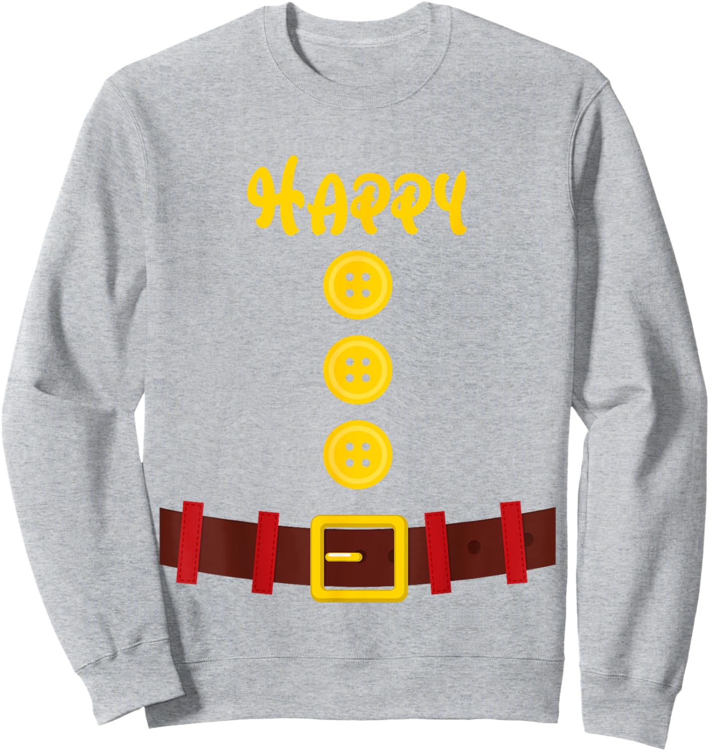 Dwarf Easy Halloween Group Dwarf Matching Men Women Costume Sweatshirt - Sweatshirt | Ash